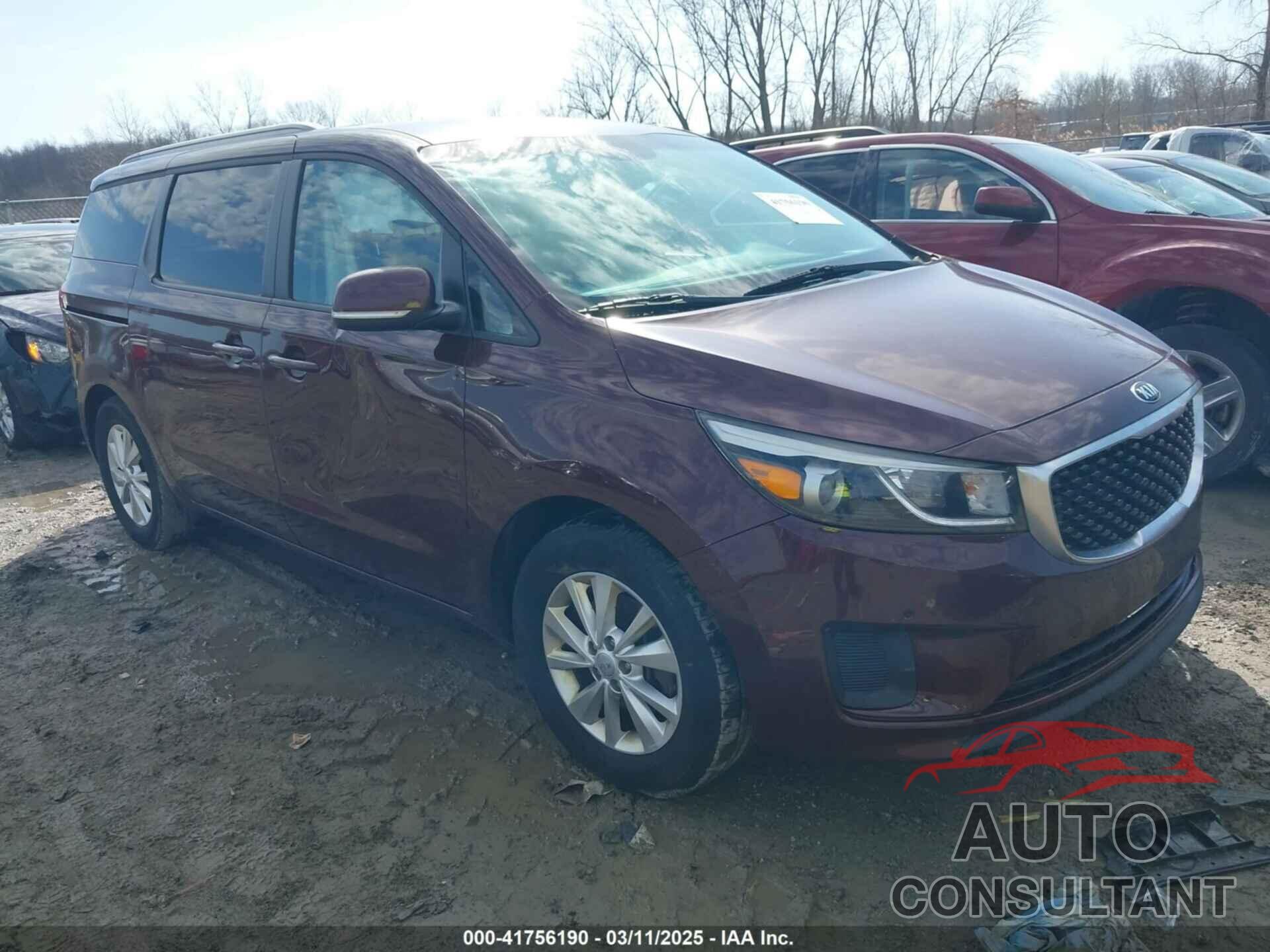 KIA SEDONA 2017 - KNDMB5C19H6284704