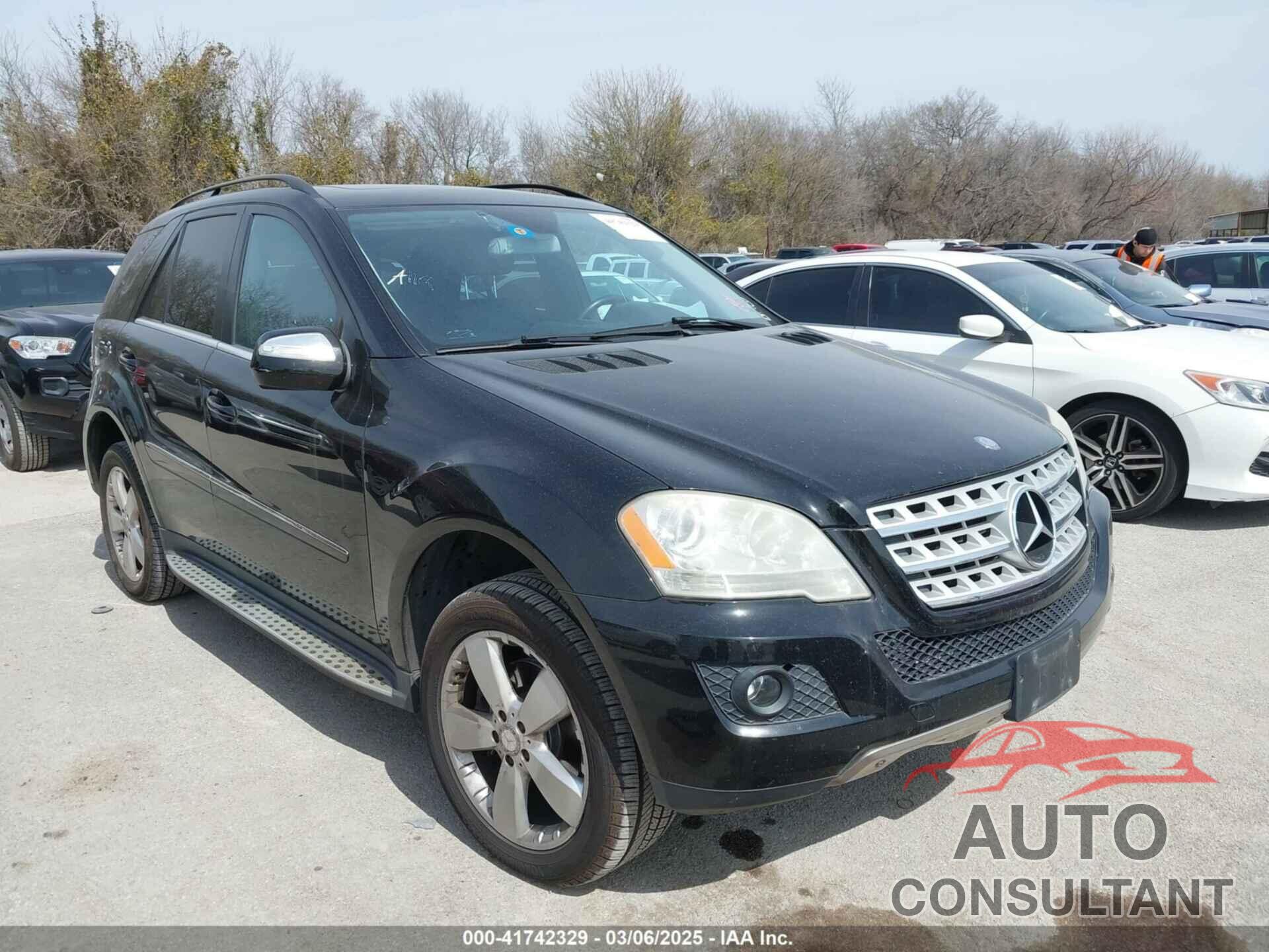 MERCEDES-BENZ ML 350 2010 - 4JGBB8GB0AA578521