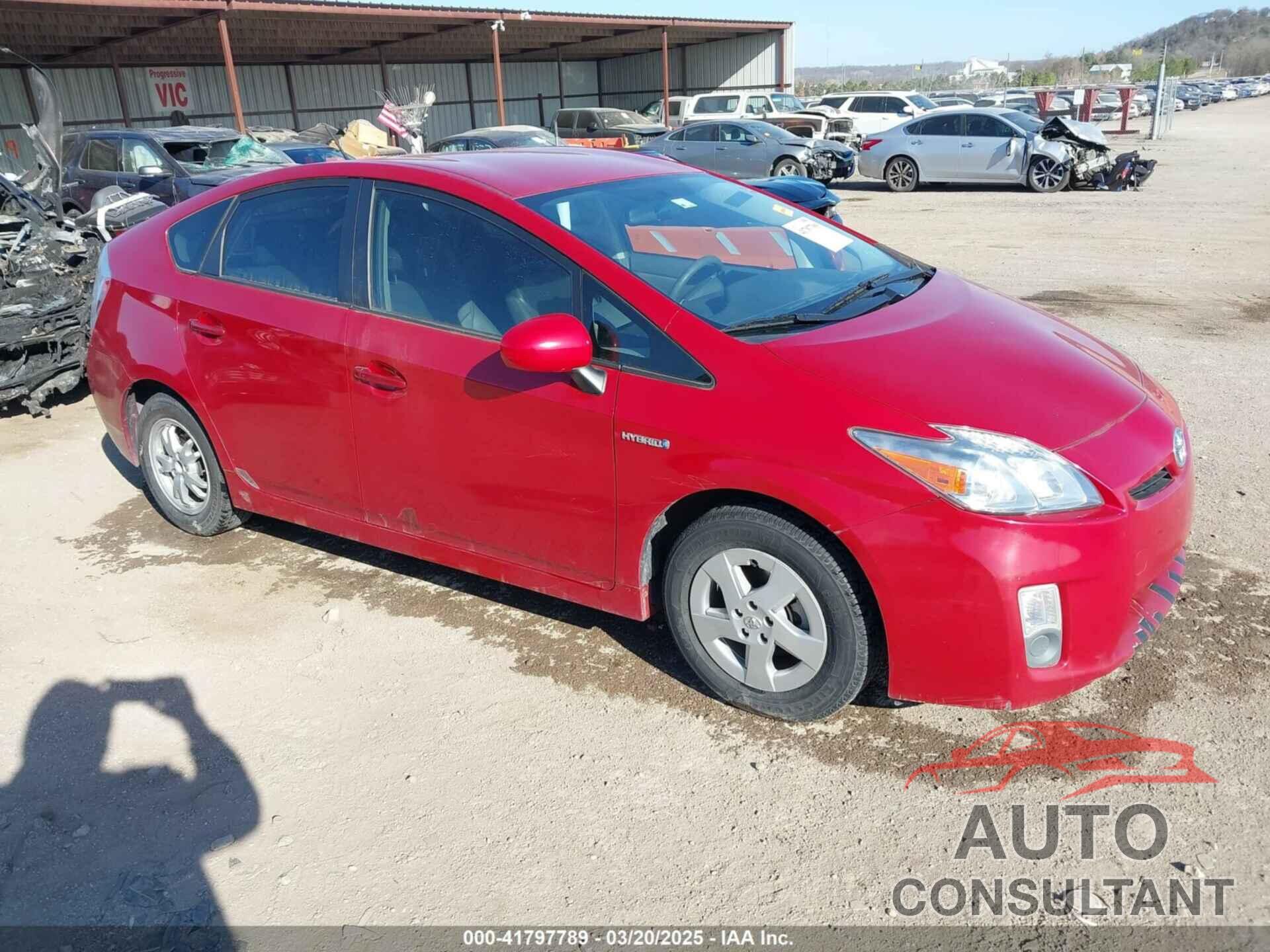 TOYOTA PRIUS 2011 - JTDKN3DUXB0250101
