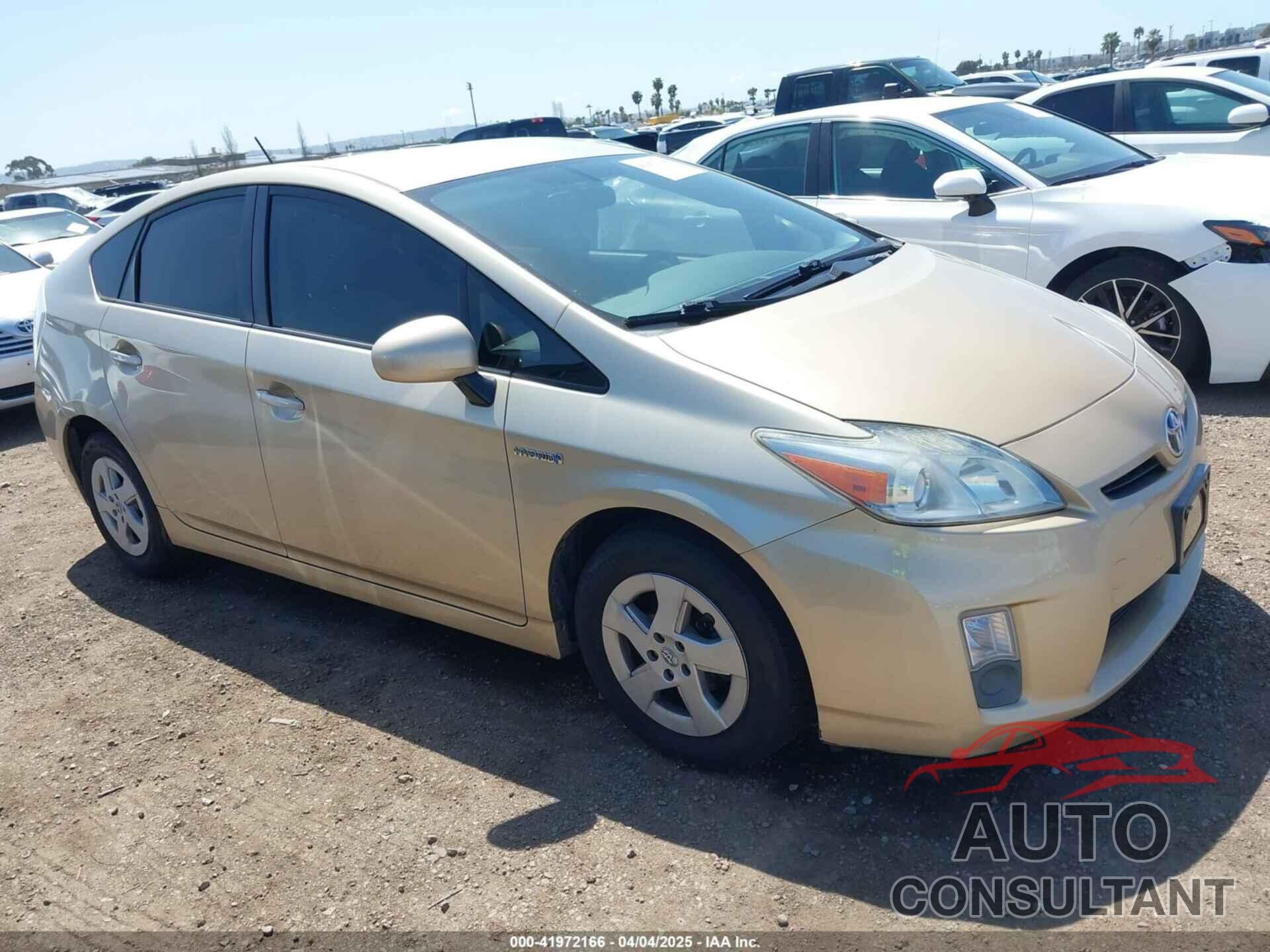 TOYOTA PRIUS 2010 - JTDKN3DU8A1022364