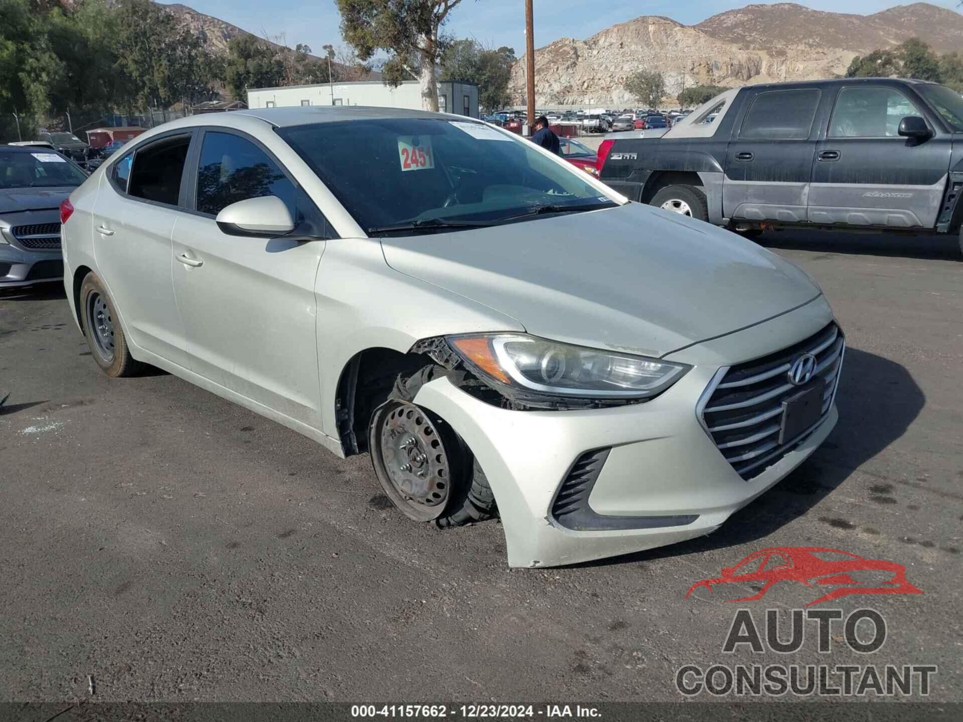 HYUNDAI ELANTRA 2017 - 5NPD74LF1HH166644