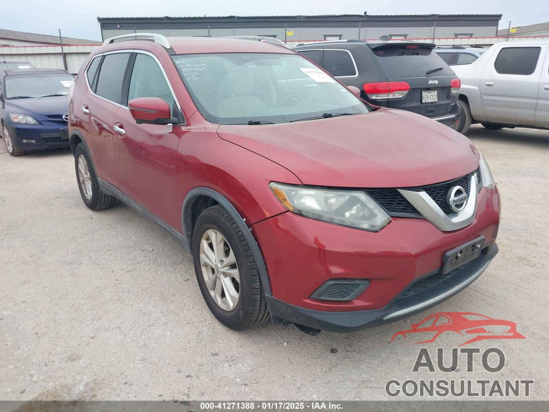 NISSAN ROGUE 2016 - 5N1AT2MT5GC745262