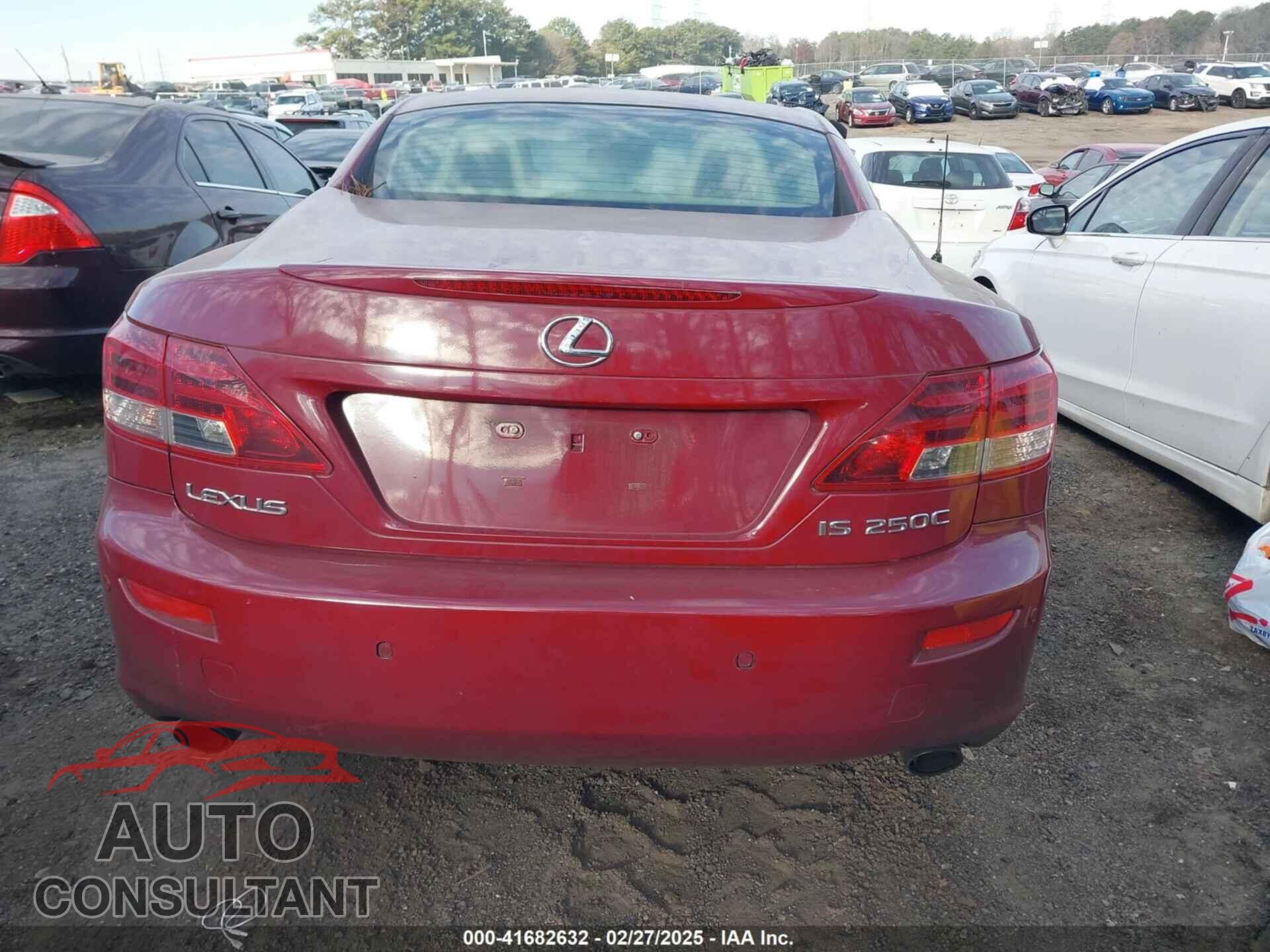 LEXUS IS 250C 2010 - JTHFF2C27A2513364