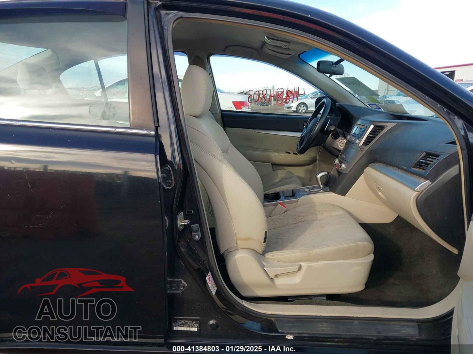 SUBARU LEGACY 2012 - 4S3BMBB66C3019889