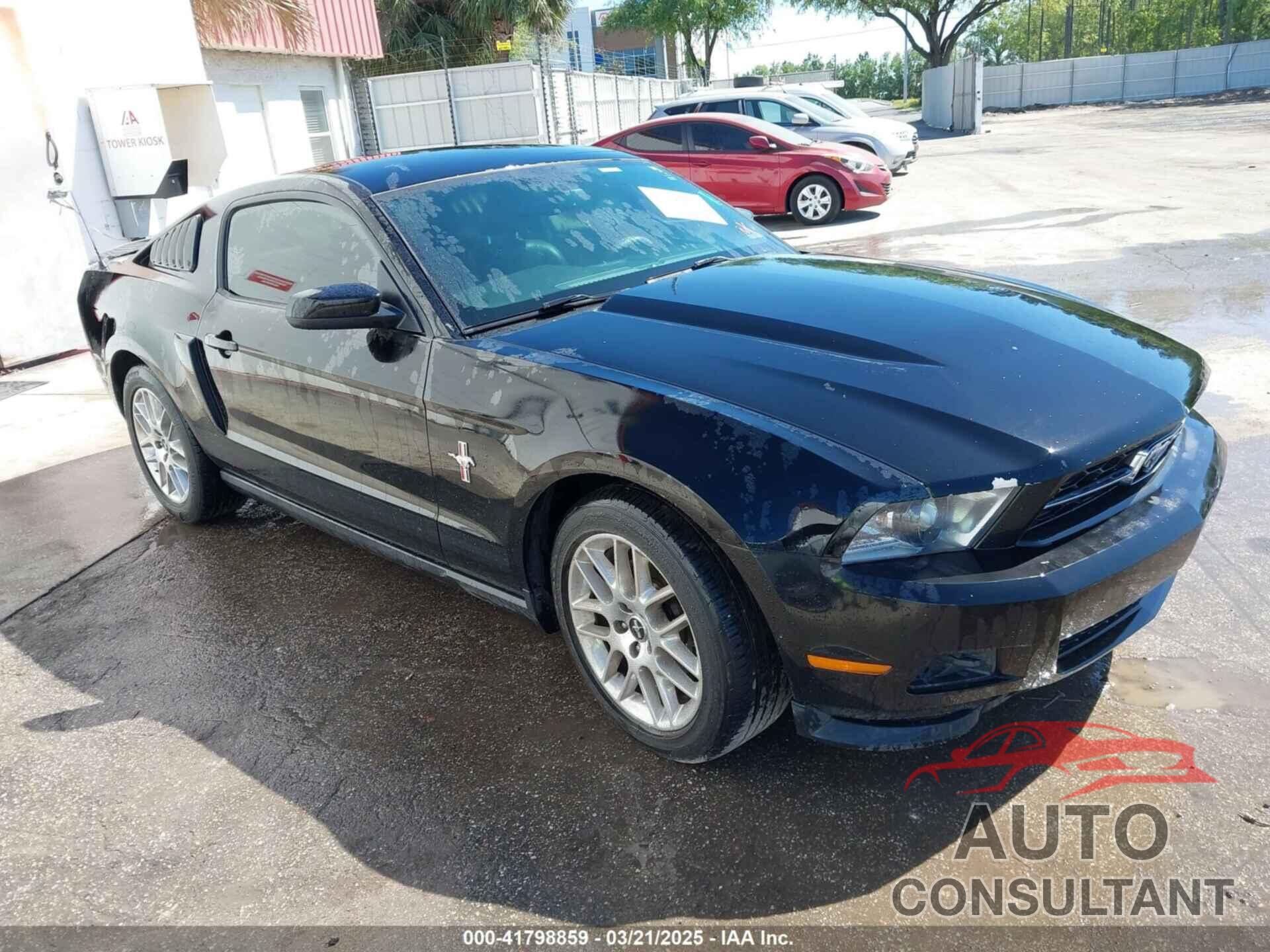 FORD MUSTANG 2012 - 1ZVBP8AM6C5200535
