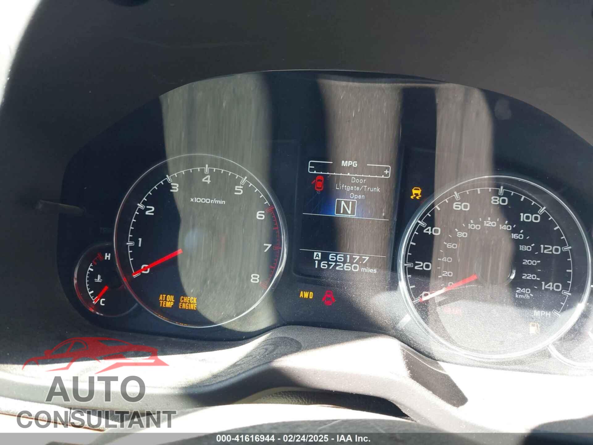 SUBARU OUTBACK 2014 - 4S4BRBLC8E3314268