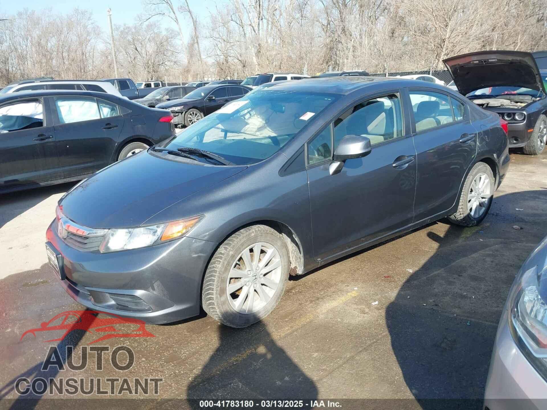 HONDA CIVIC 2012 - 19XFB2F88CE017444