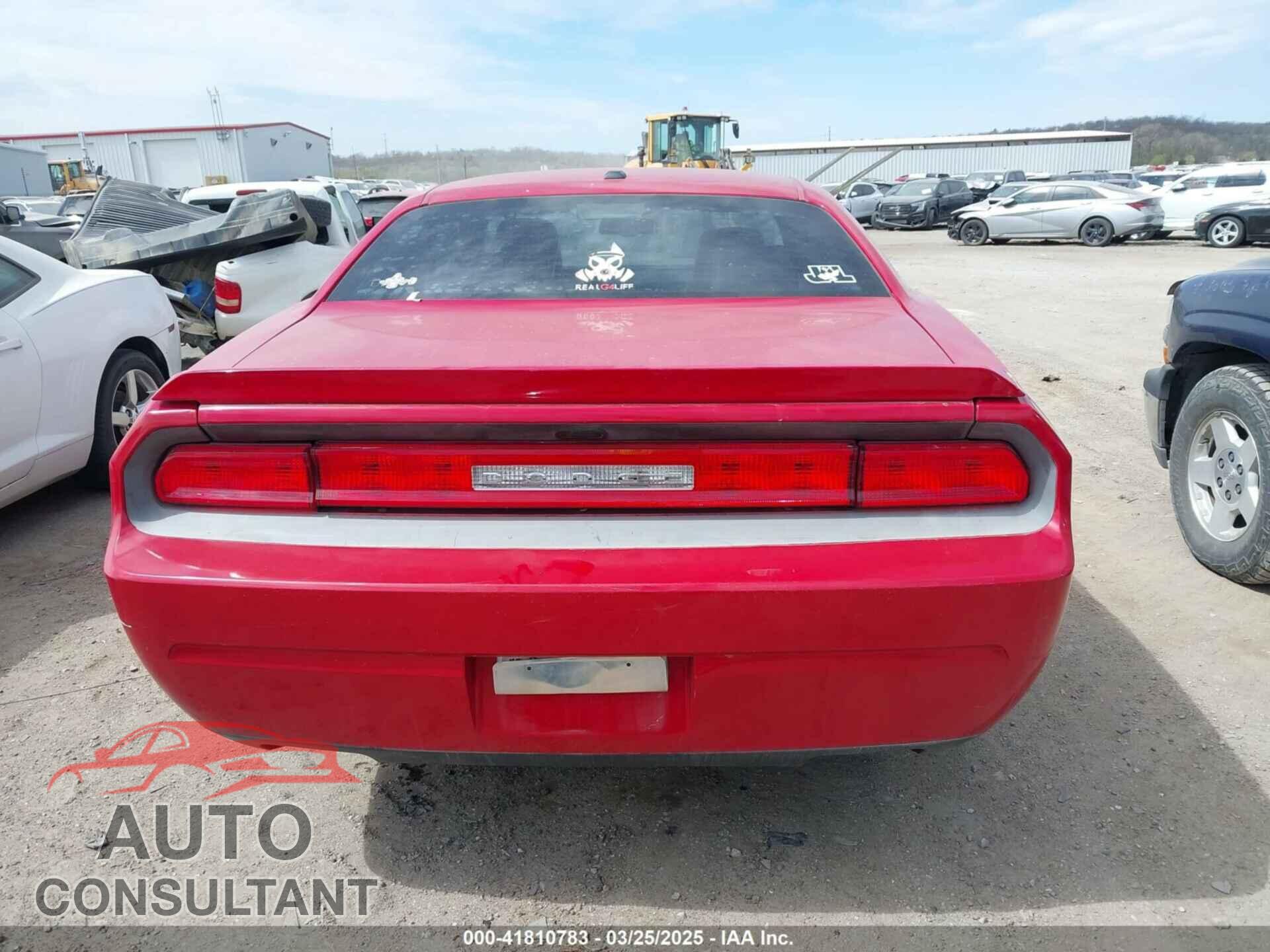 DODGE CHALLENGER 2012 - 2C3CDYAG4CH180843