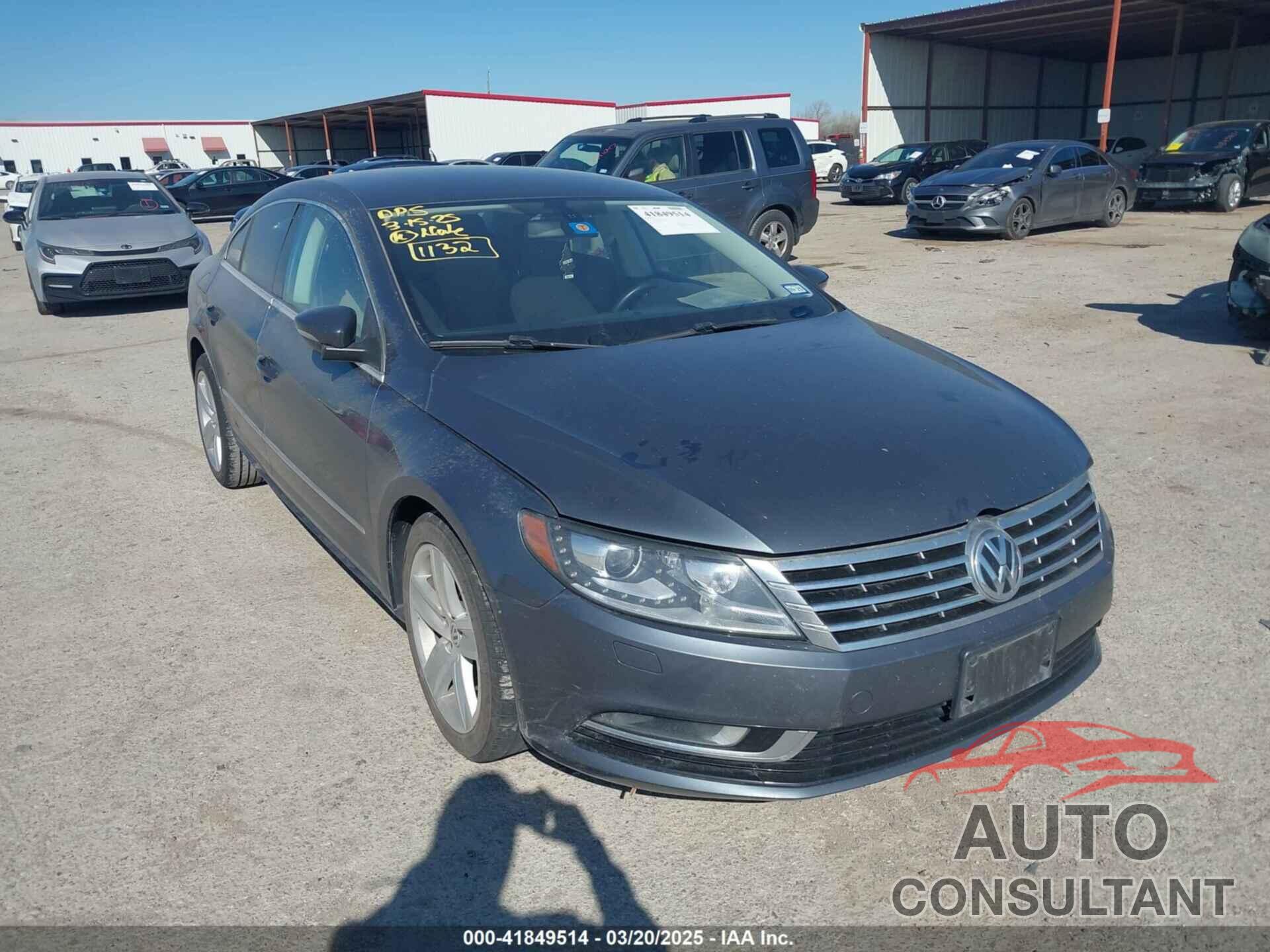 VOLKSWAGEN CC 2013 - WVWBN7AN0DE551132