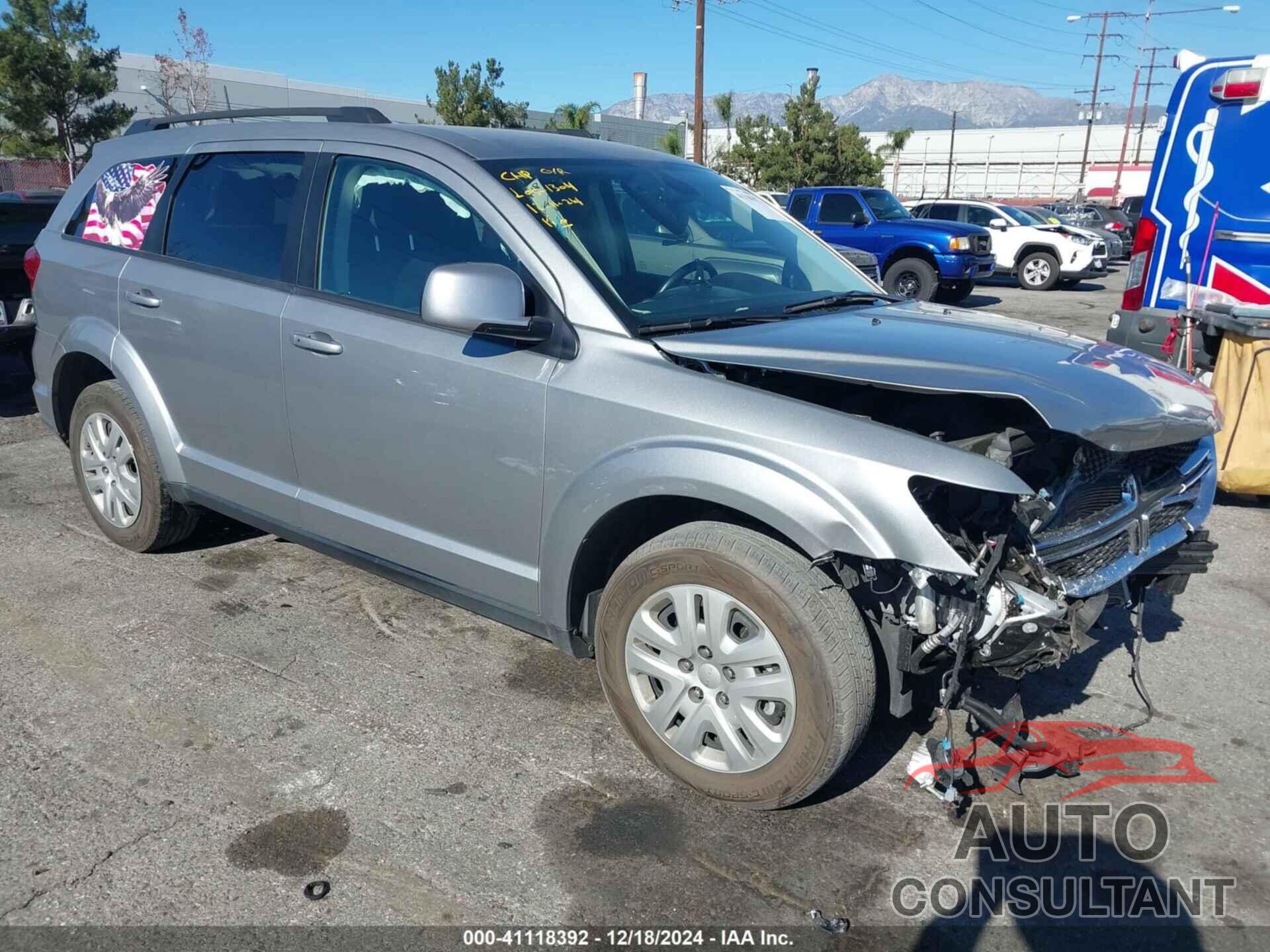 DODGE JOURNEY 2019 - 3C4PDCBG5KT718583