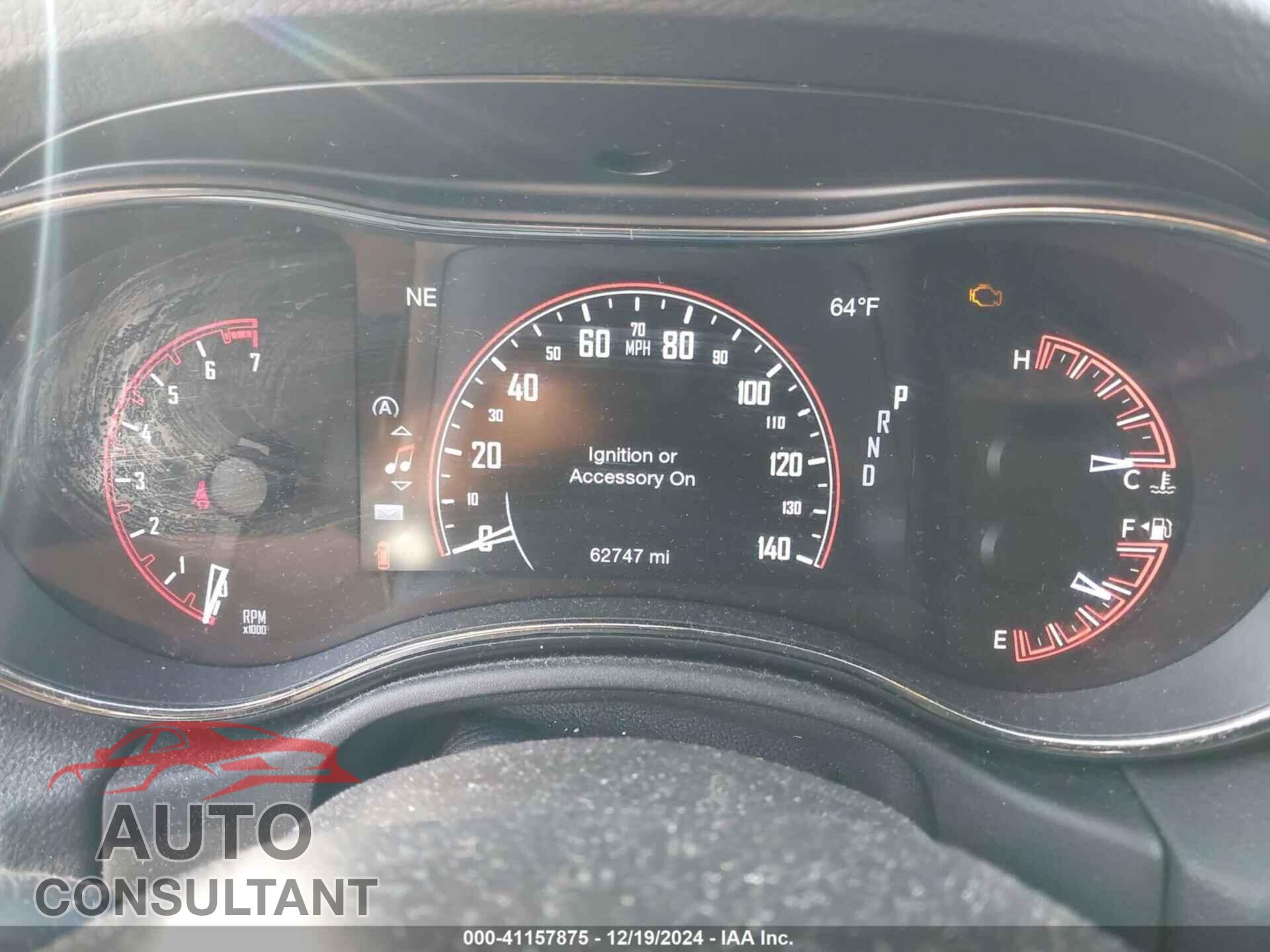 DODGE DURANGO 2019 - 1C4RDJDG4KC764623