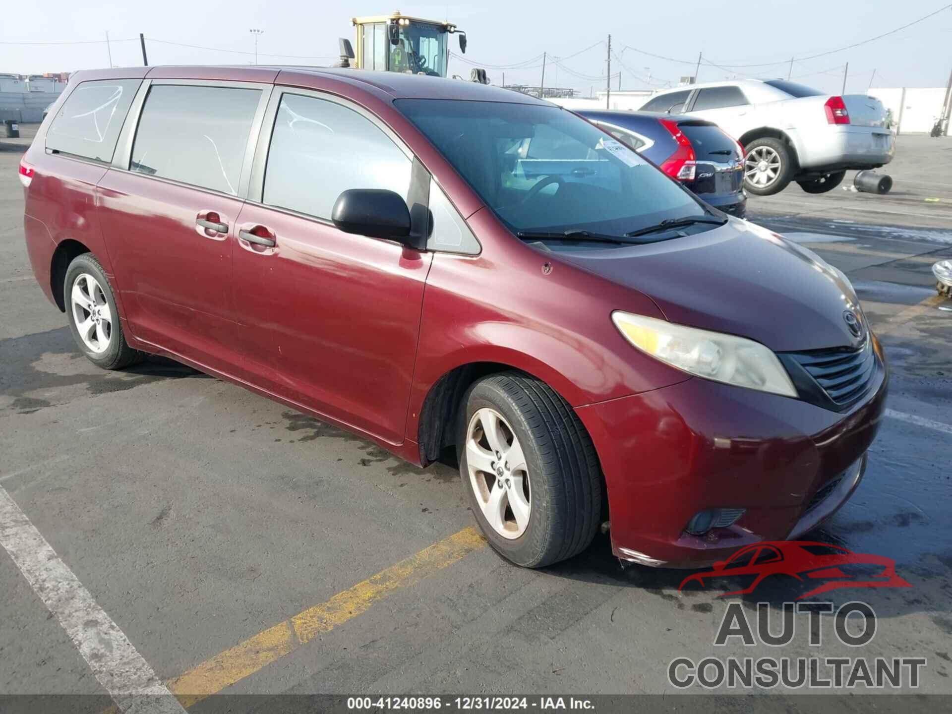 TOYOTA SIENNA 2011 - 5TDZK3DCXBS157316