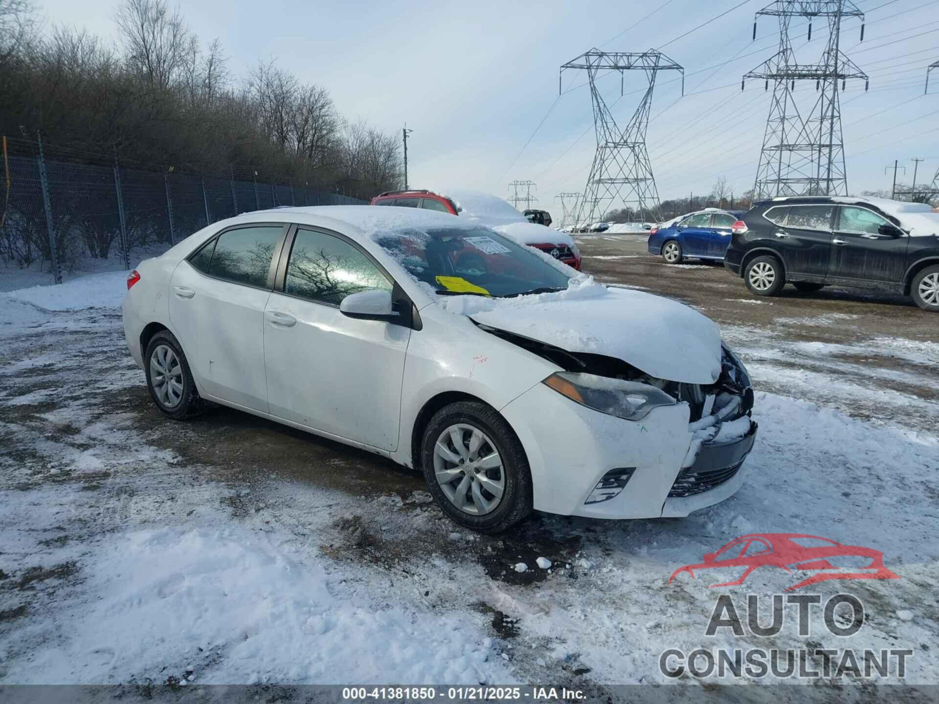 TOYOTA COROLLA 2015 - 2T1BURHE1FC350592