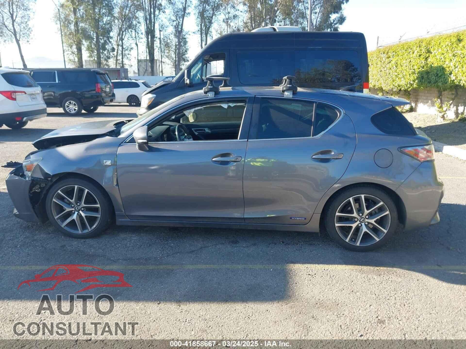 LEXUS CT 200H 2016 - JTHKD5BH4G2258564