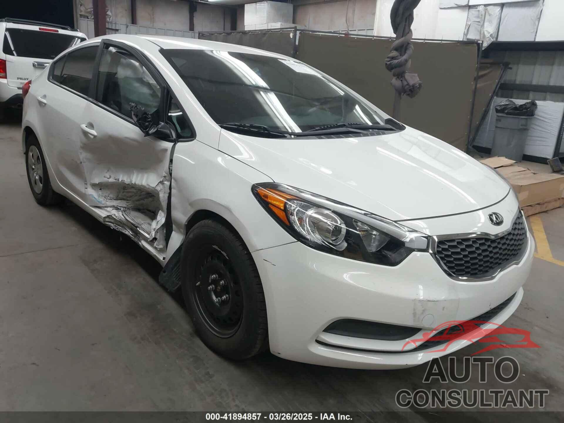 KIA FORTE 2016 - KNAFK4A63G5616512