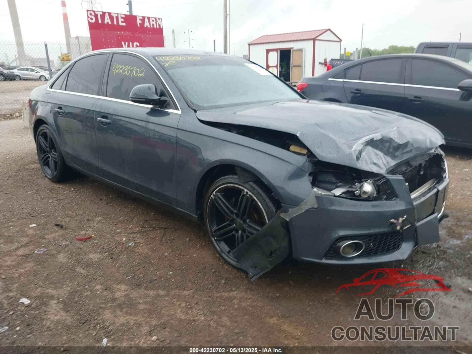 AUDI A4 2009 - WAUSF78K29N036484