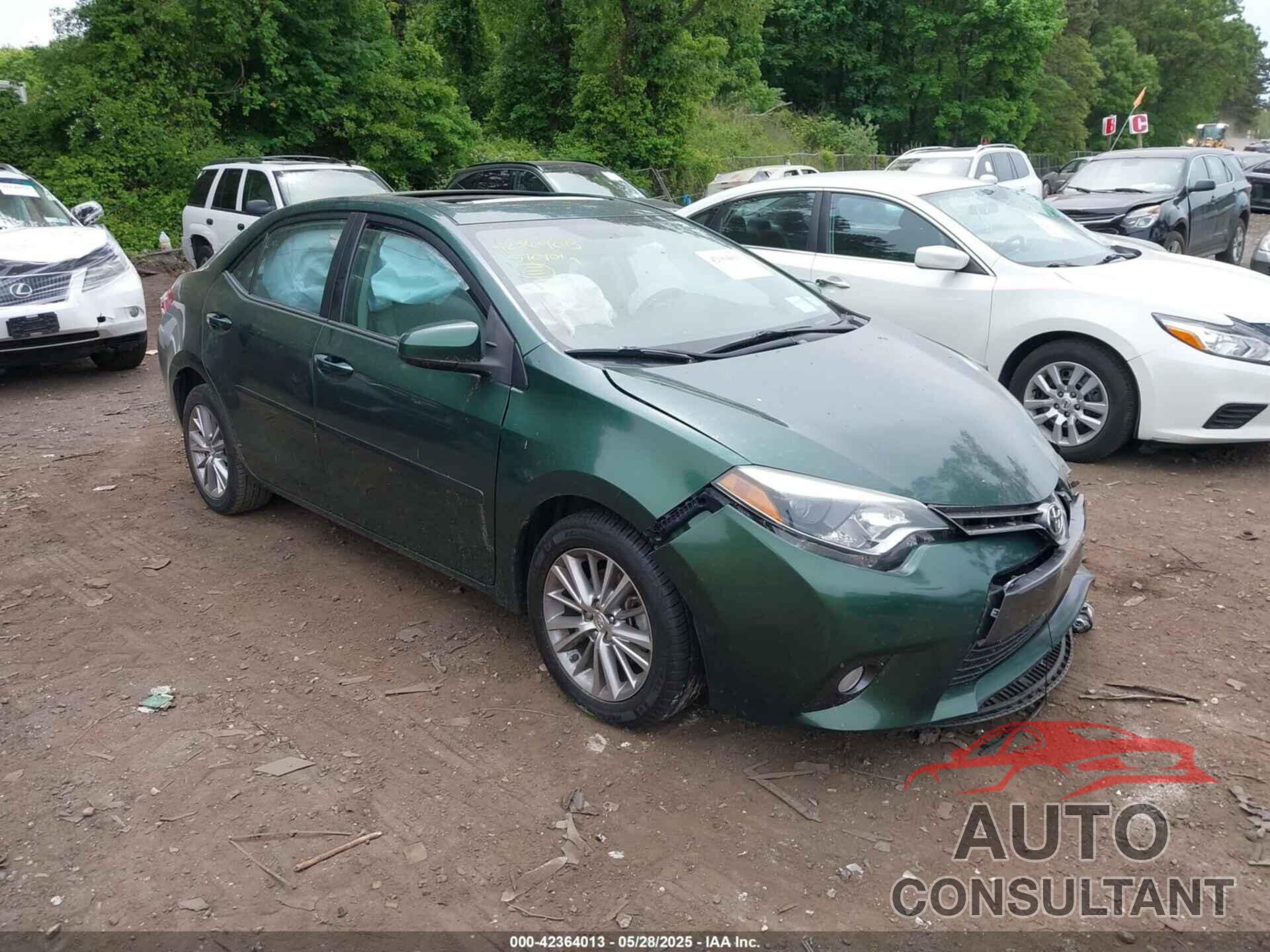TOYOTA COROLLA 2015 - 2T1BURHE7FC279981