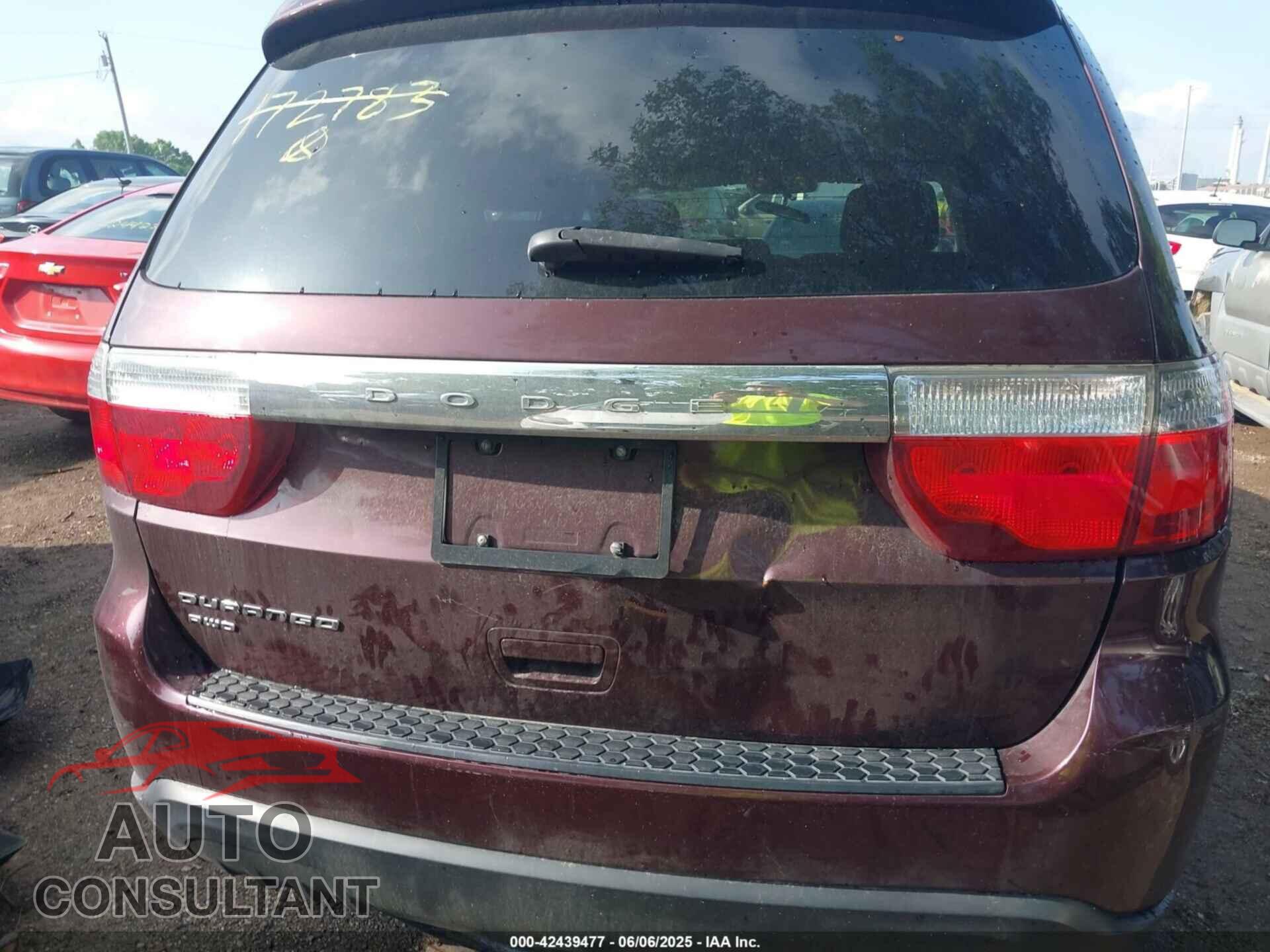 DODGE DURANGO 2012 - 1C4RDJAG5CC172783