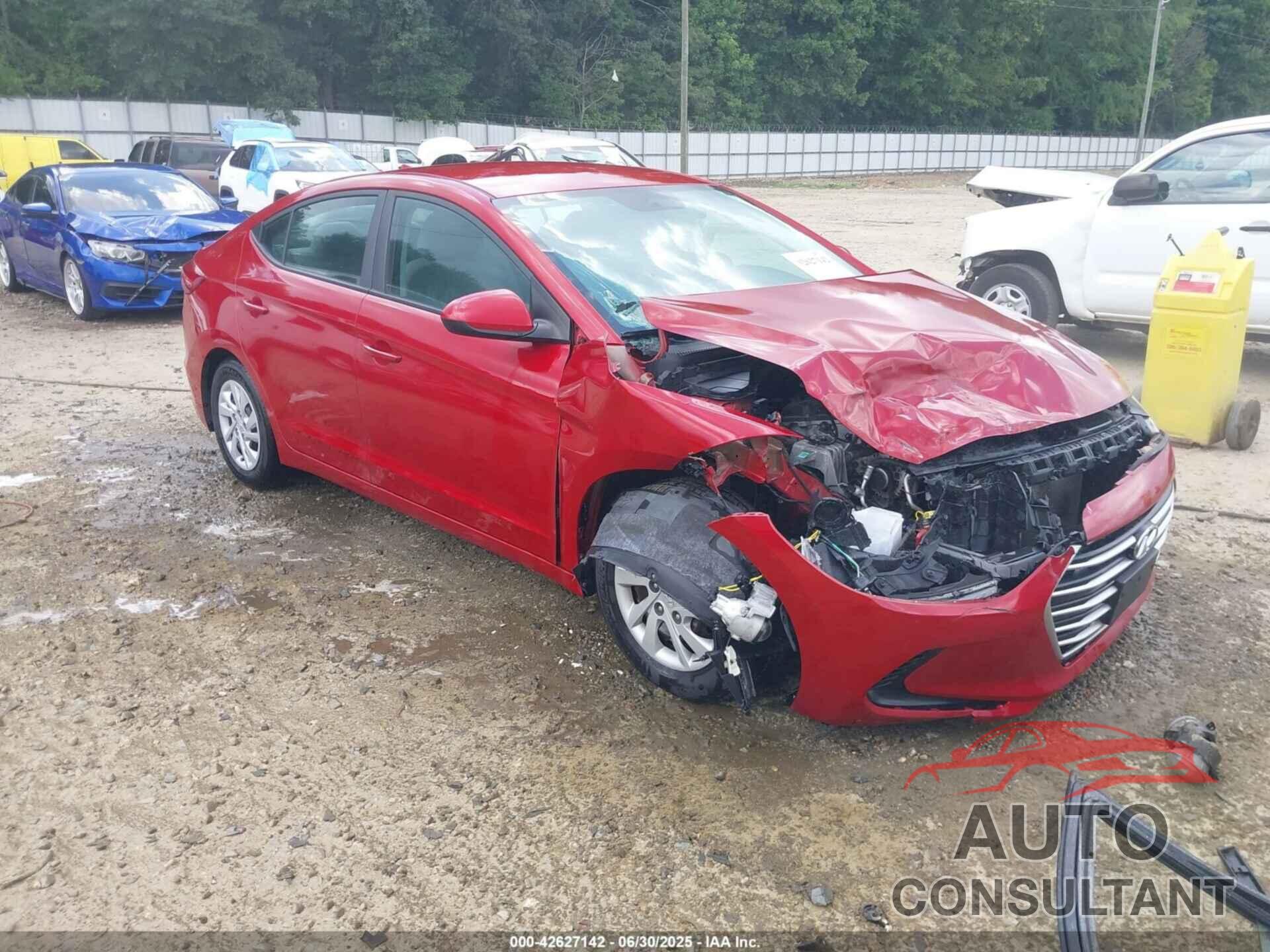 HYUNDAI ELANTRA 2017 - 5NPD74LF6HH063753