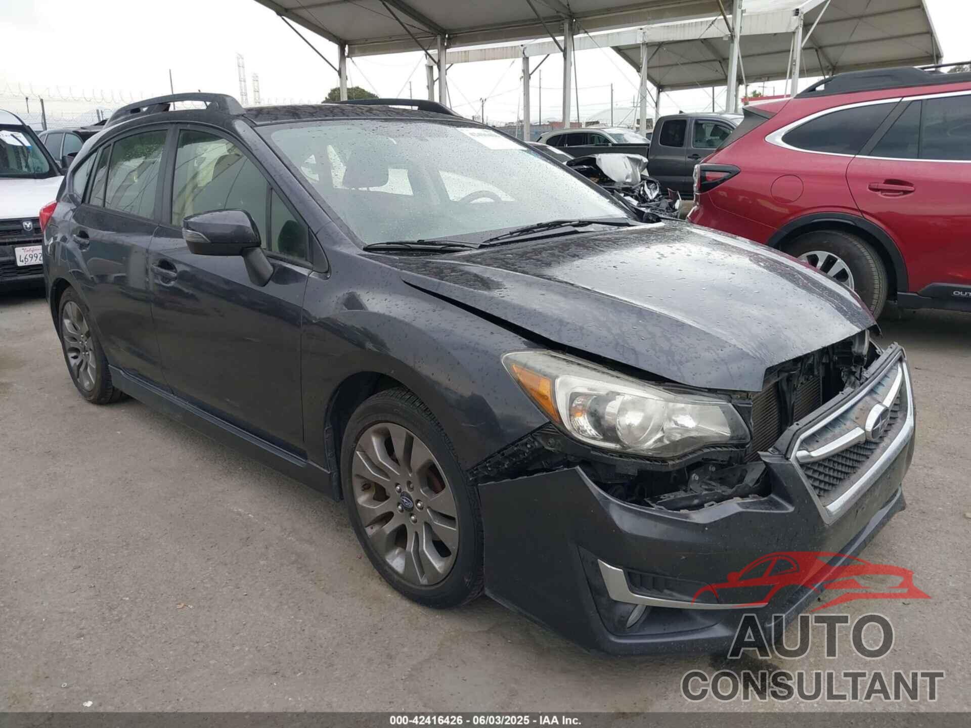 SUBARU IMPREZA 2016 - JF1GPAP62G8299180