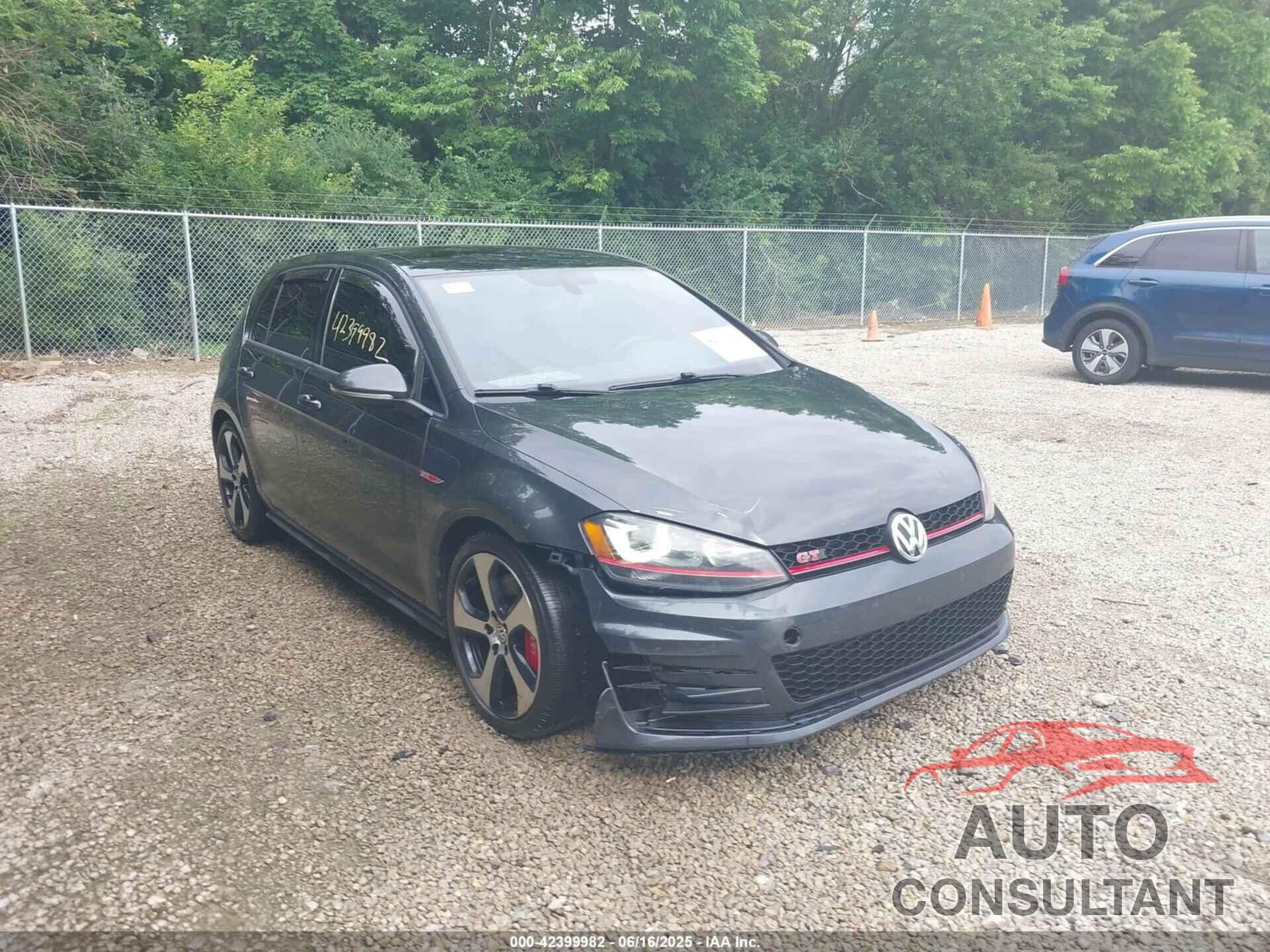 VOLKSWAGEN GOLF GTI 2017 - 3VW447AU7HM016928