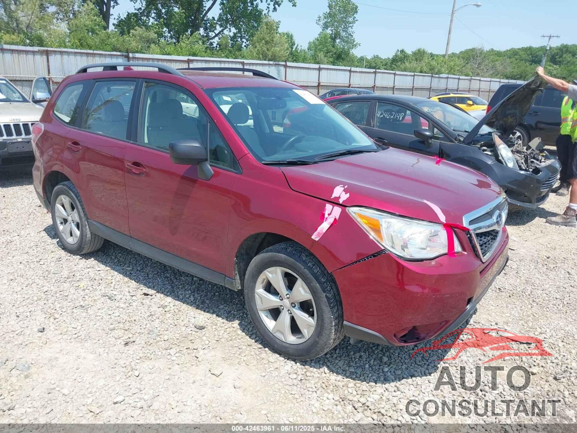 SUBARU FORESTER 2016 - JF2SJABC2GH511127