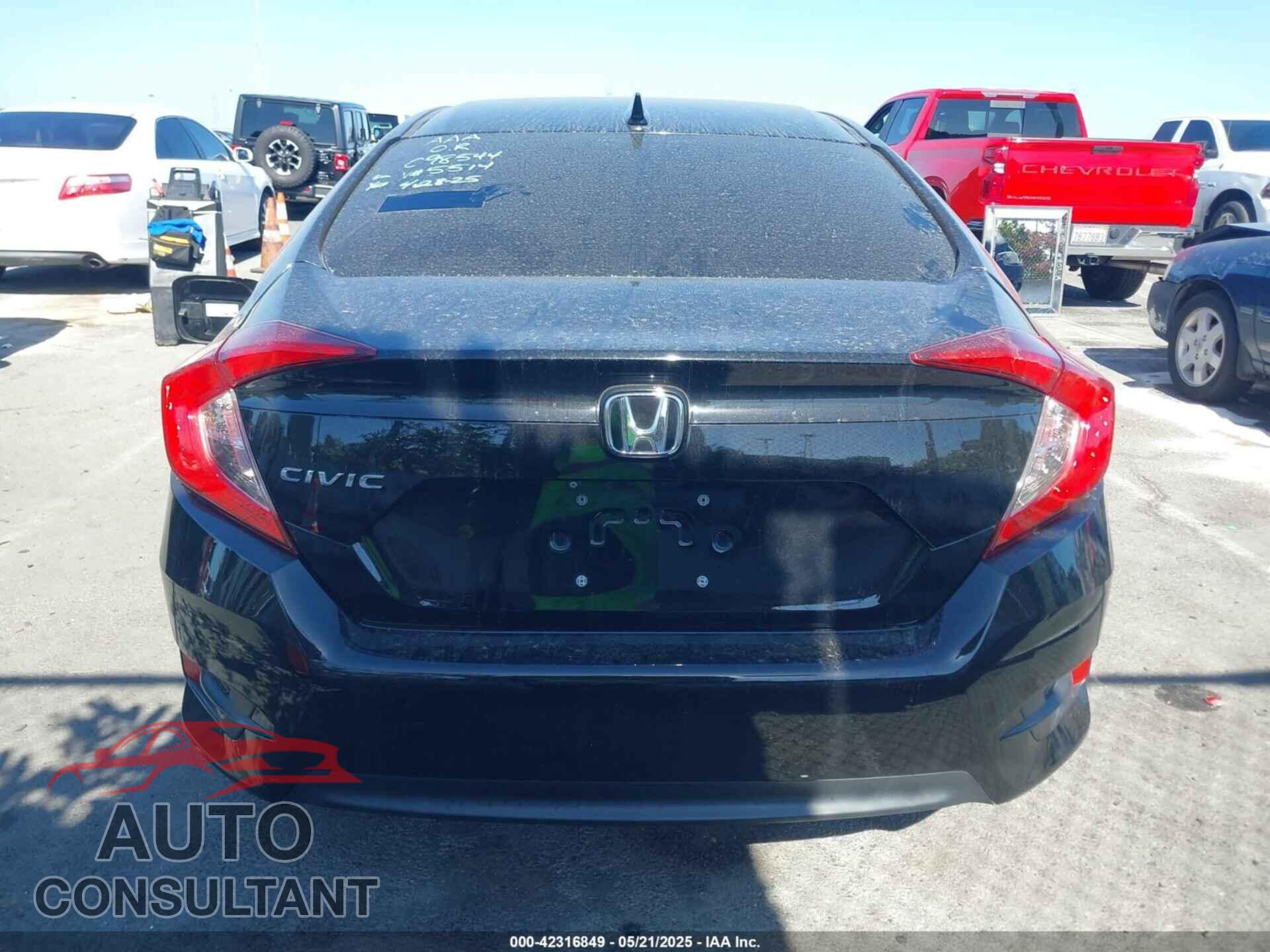 HONDA CIVIC 2017 - 19XFC2F76HE045514