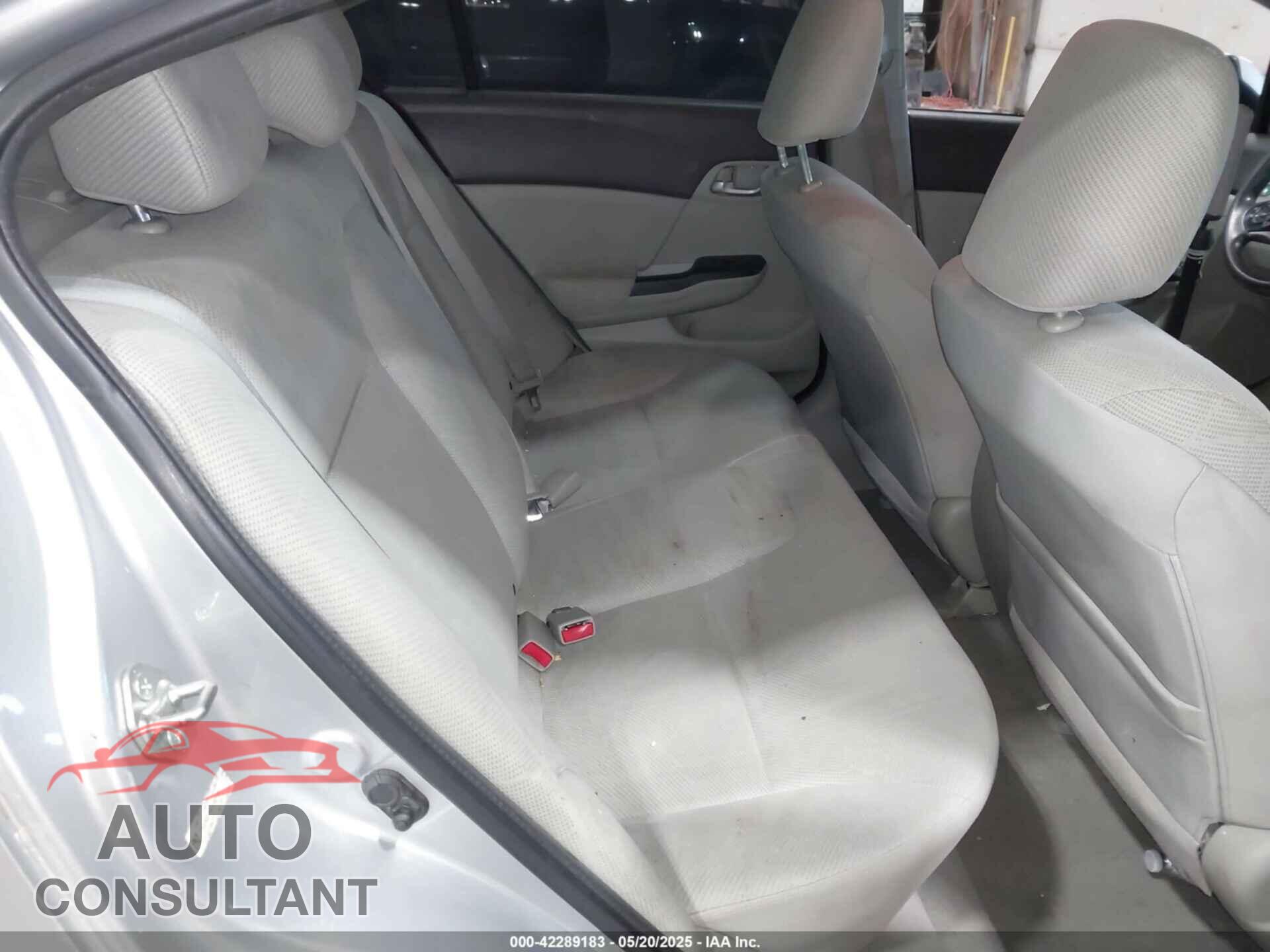 HONDA CIVIC 2012 - 19XFB2F59CE382785