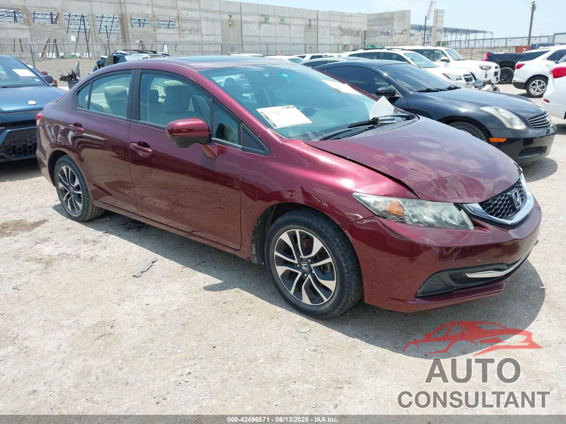 HONDA CIVIC 2014 - 19XFB2F89EE257718