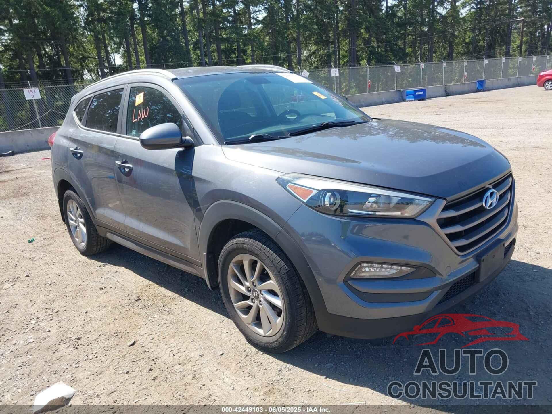 HYUNDAI TUCSON 2016 - KM8J3CA45GU236592