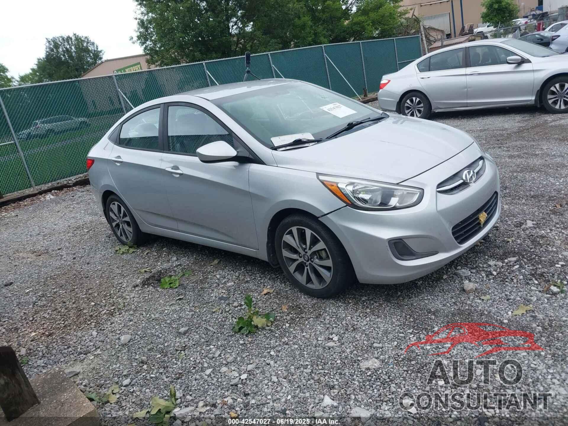 HYUNDAI ACCENT 2017 - KMHCT4AE8HU338154