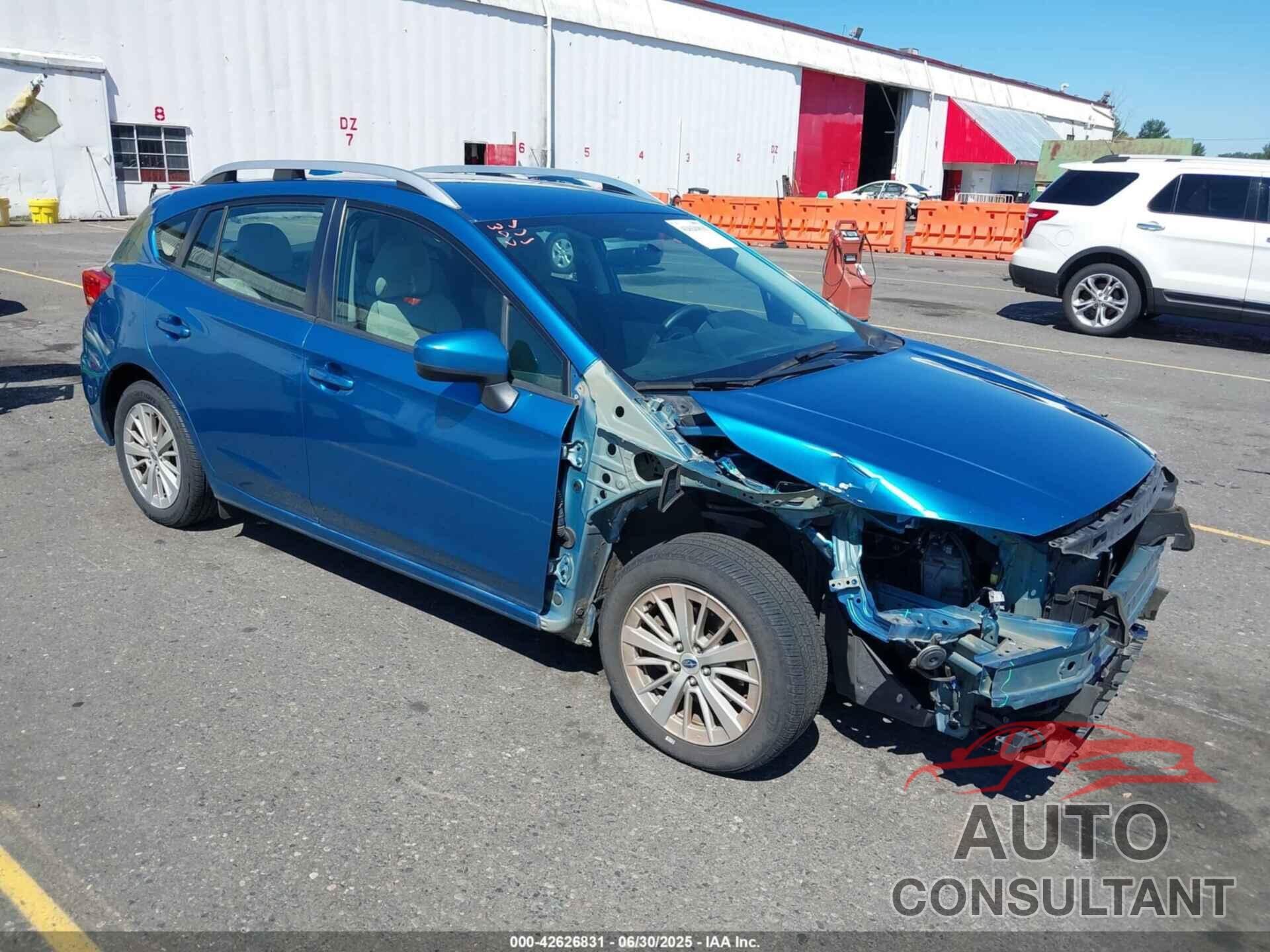 SUBARU IMPREZA 2017 - 4S3GTAB63H3751150