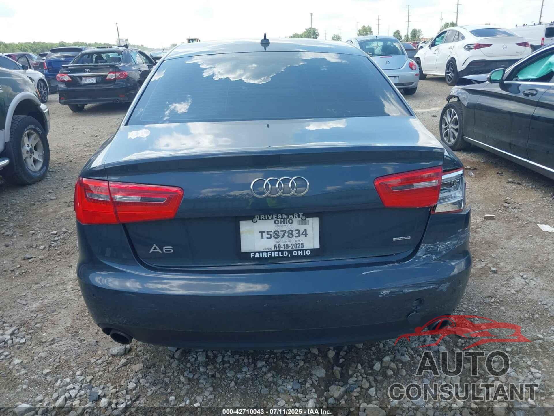 AUDI A6 2015 - WAUGFAFCXFN027672