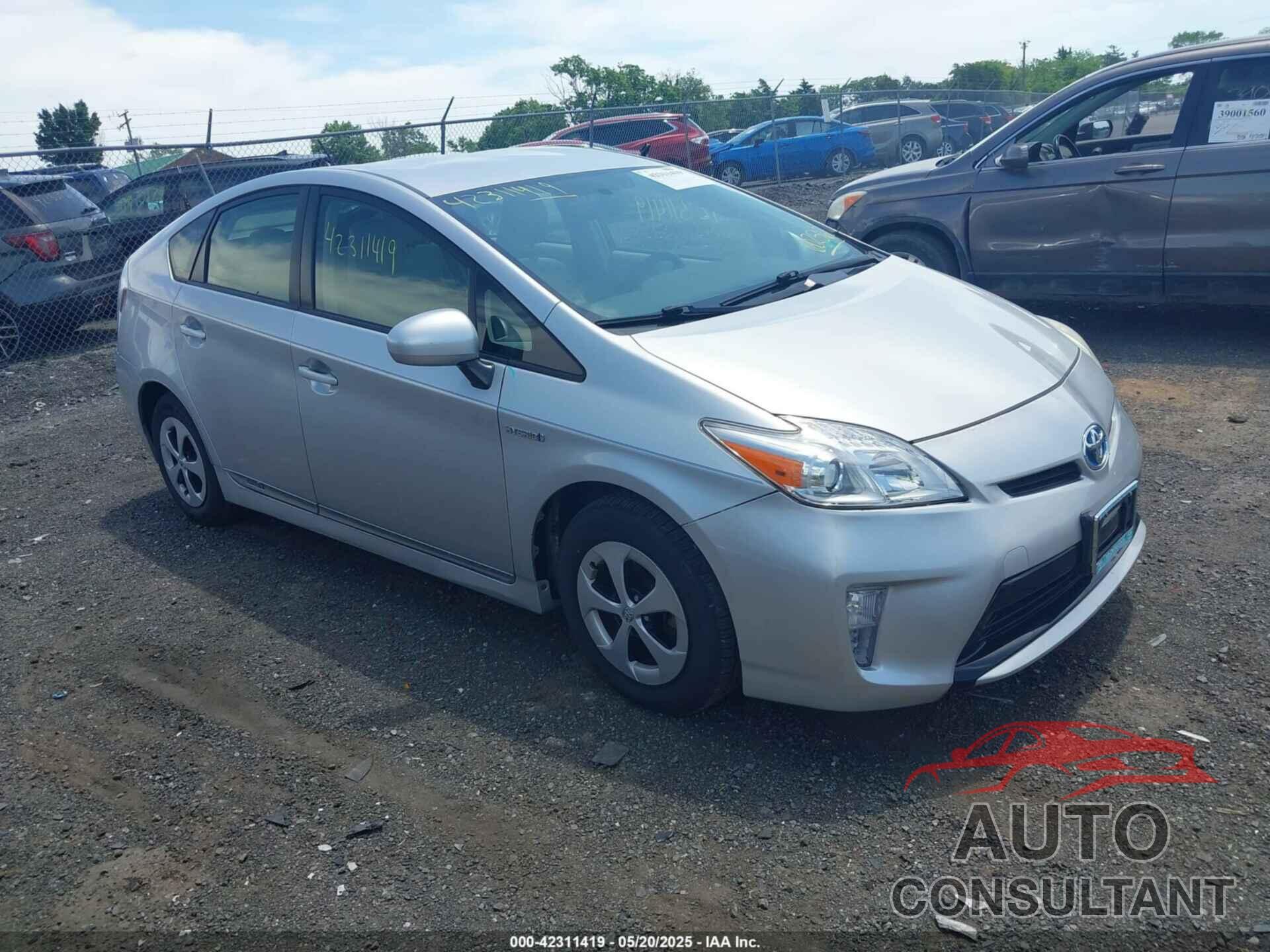 TOYOTA PRIUS 2013 - JTDKN3DU2D5602562