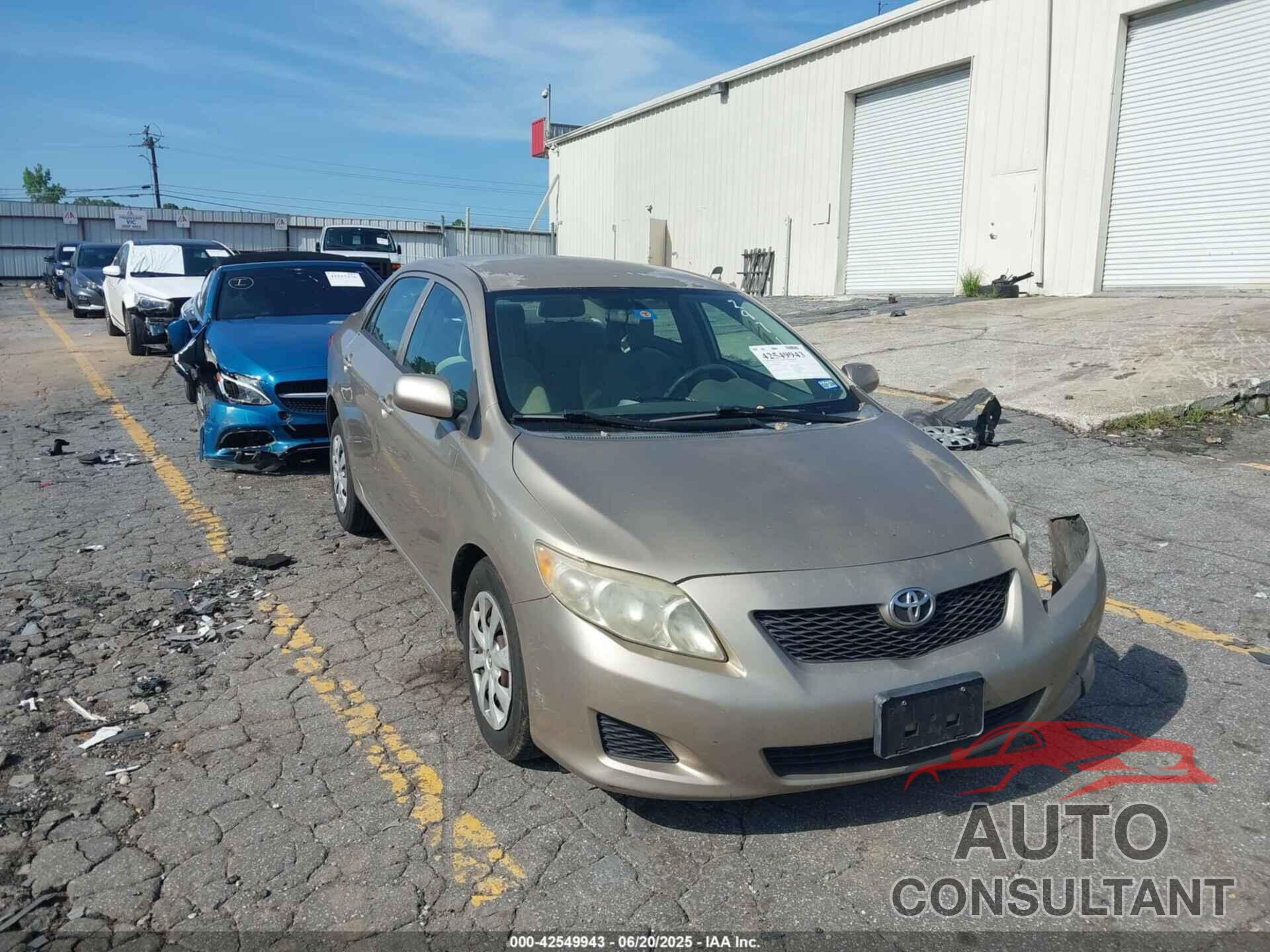 TOYOTA COROLLA 2009 - 1NXBU40E69Z032971