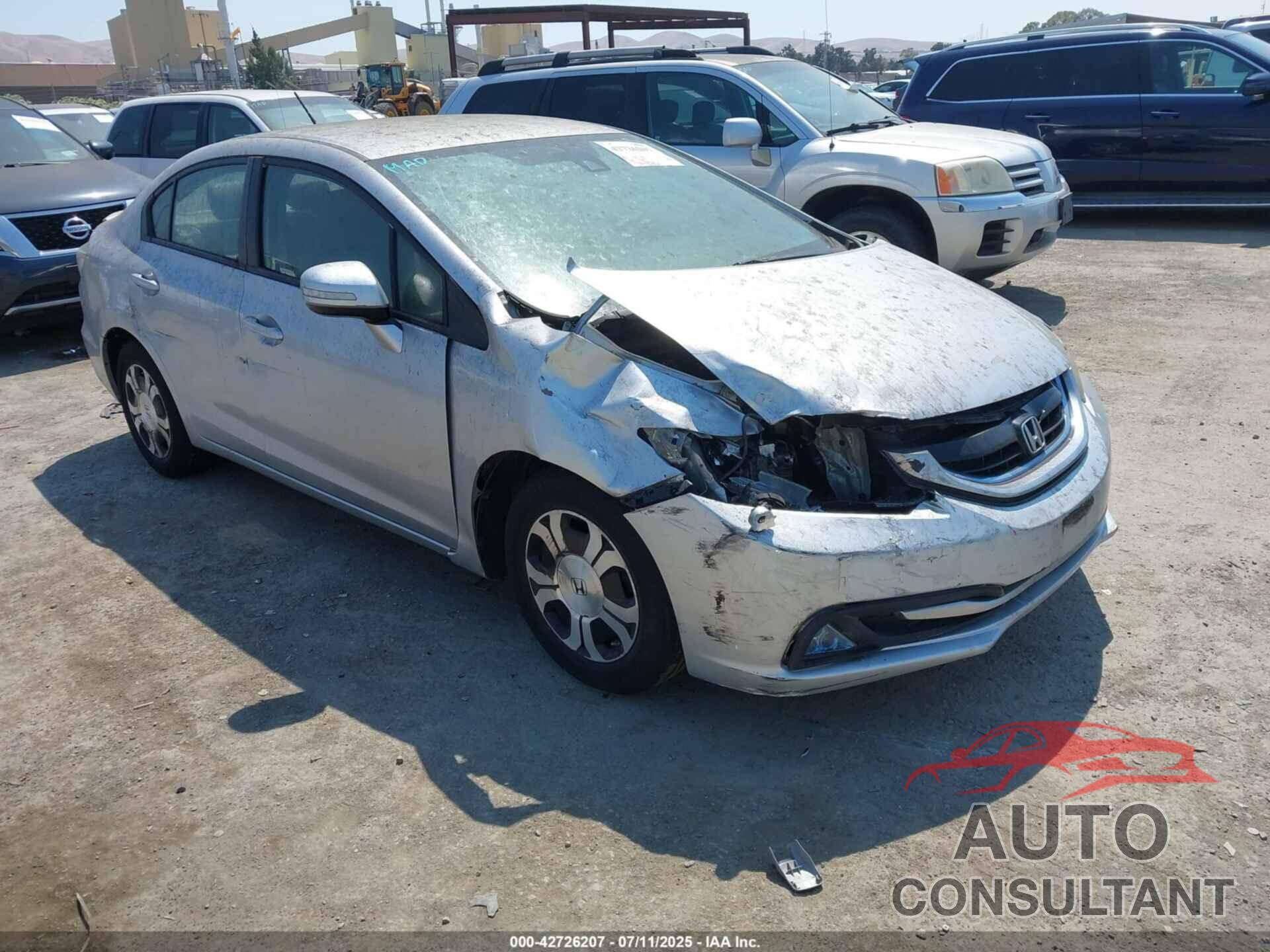 HONDA CIVIC HYBRID 2013 - 19XFB4F30DE202458