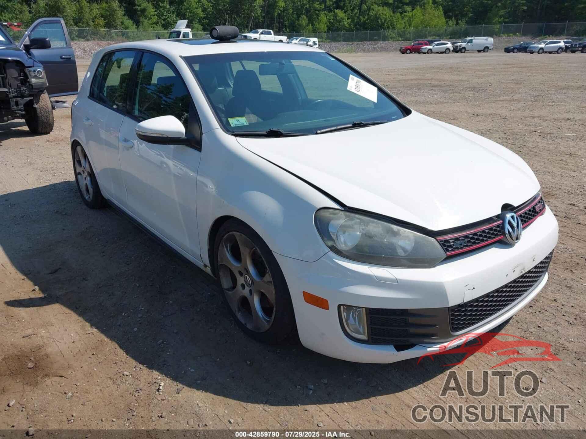 VOLKSWAGEN GTI 2012 - WVWHD7AJ2CW296213