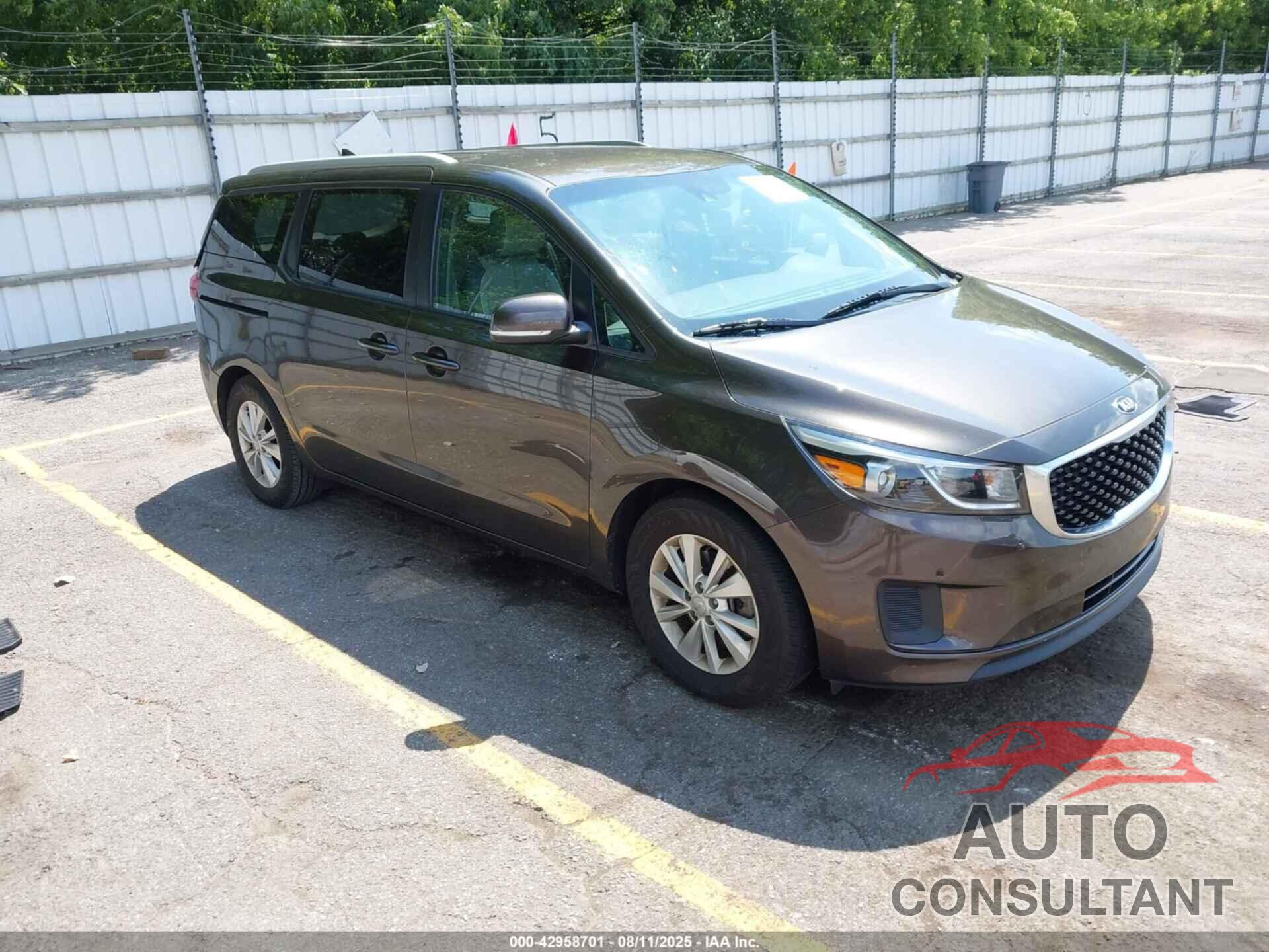 KIA SEDONA 2018 - KNDMB5C13J6375733