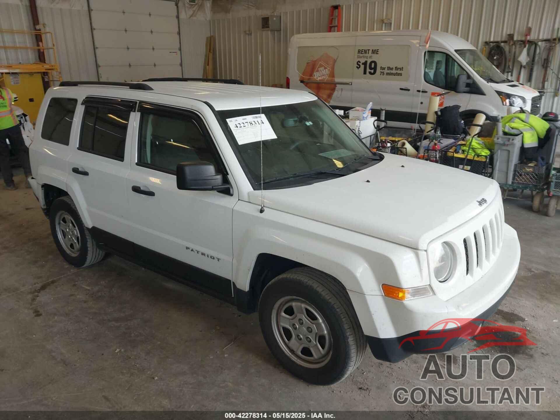 JEEP PATRIOT 2016 - 1C4NJPBA4GD809148