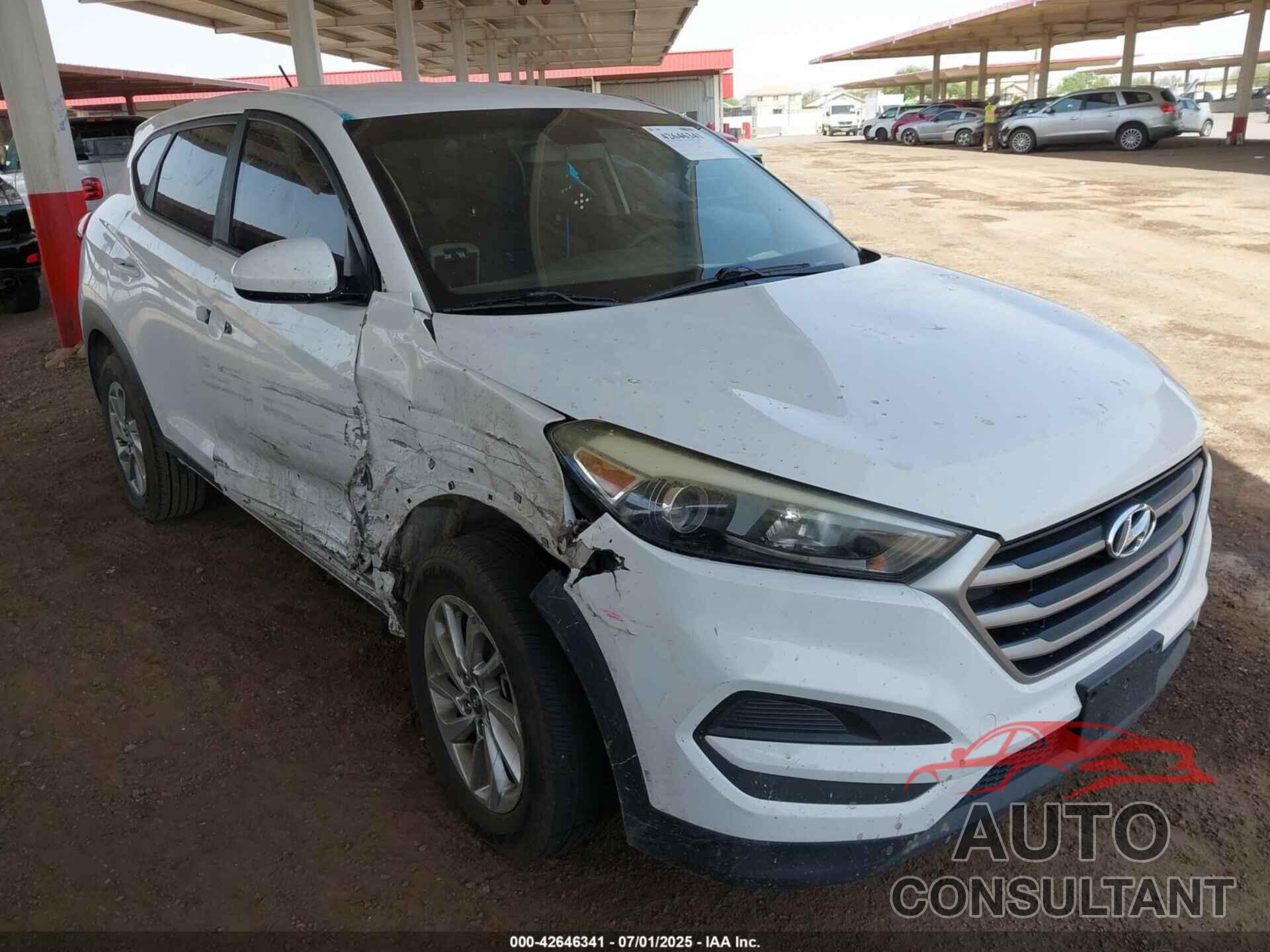 HYUNDAI TUCSON 2017 - KM8J23A44HU346084