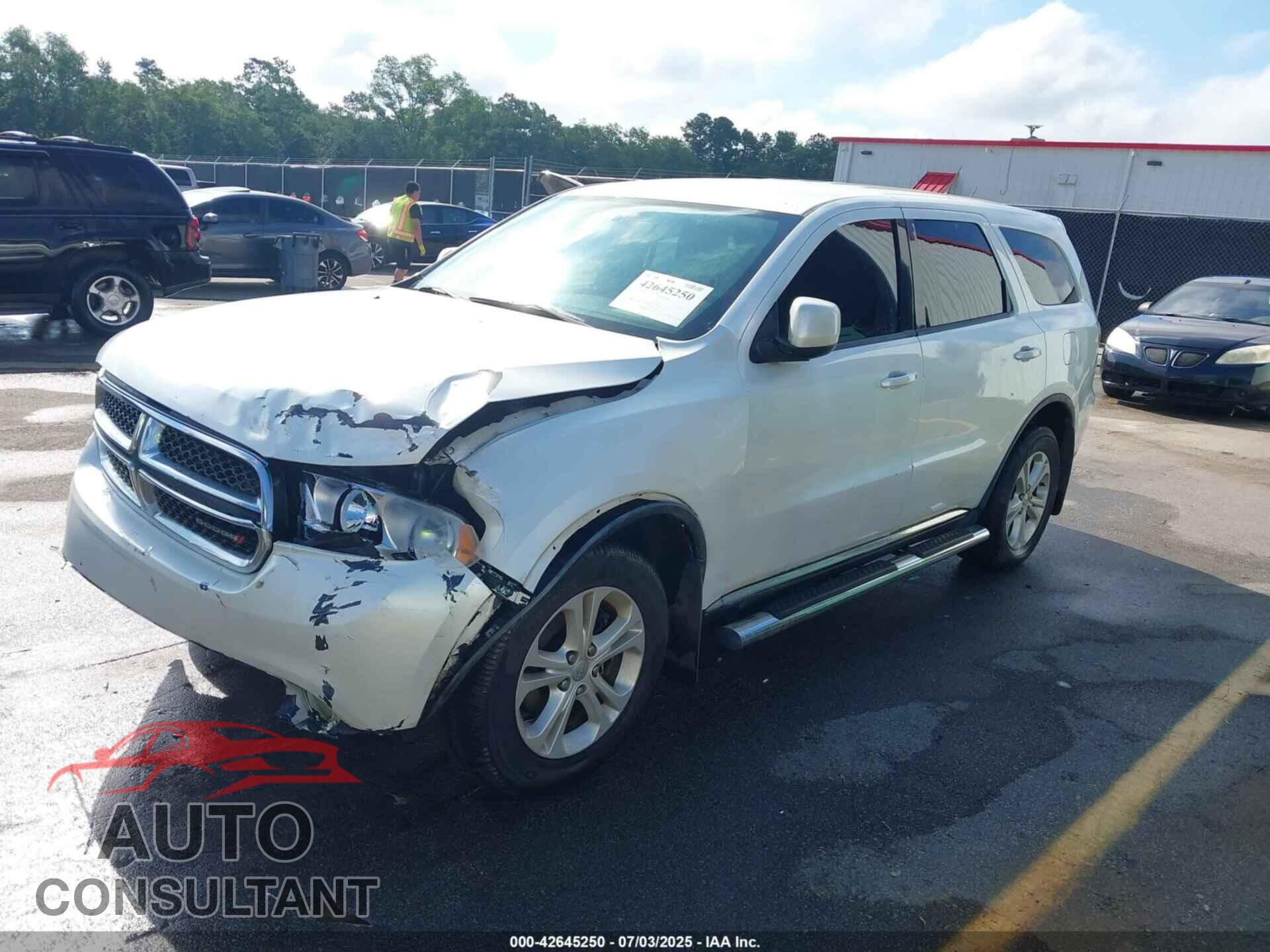 DODGE DURANGO 2012 - 1C4RDHAG9CC237210