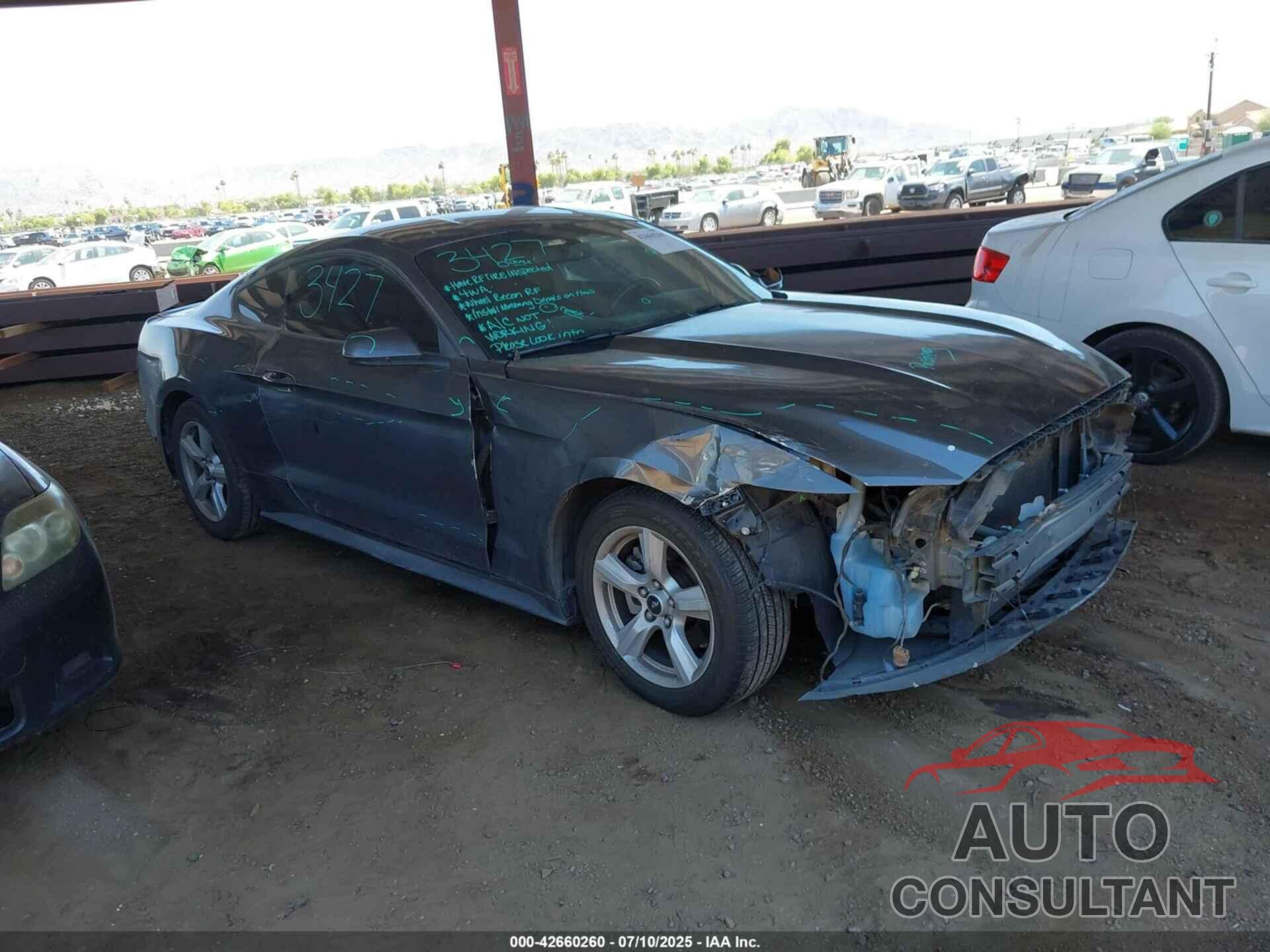 FORD MUSTANG 2016 - 1FA6P8AM5G5266798