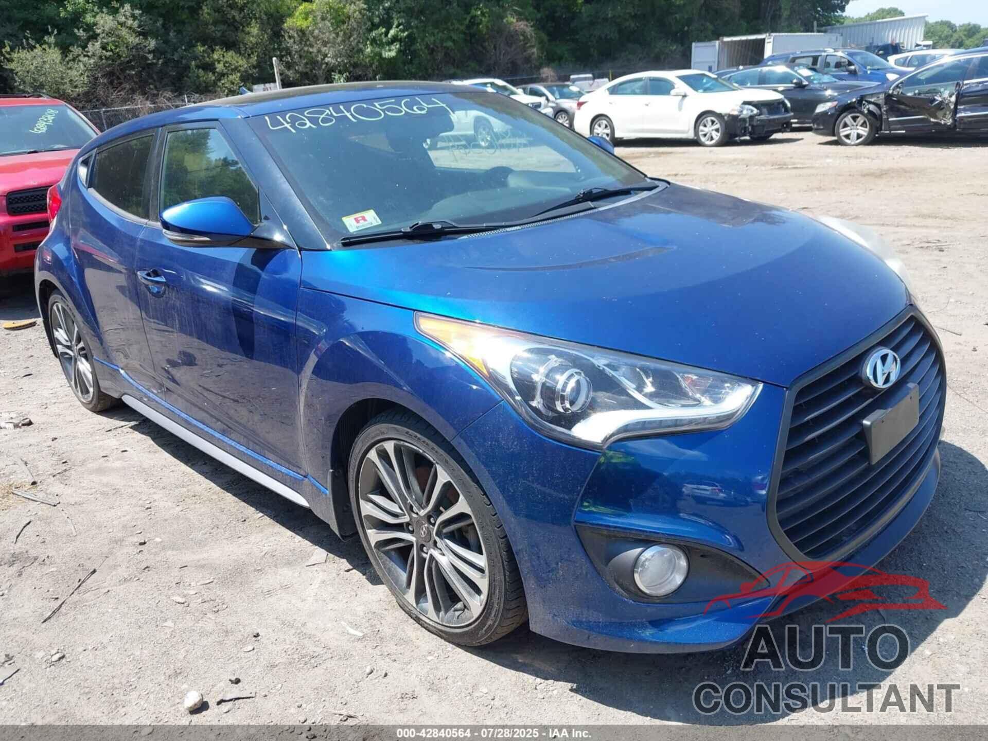 HYUNDAI VELOSTER 2016 - KMHTC6AE7GU272593