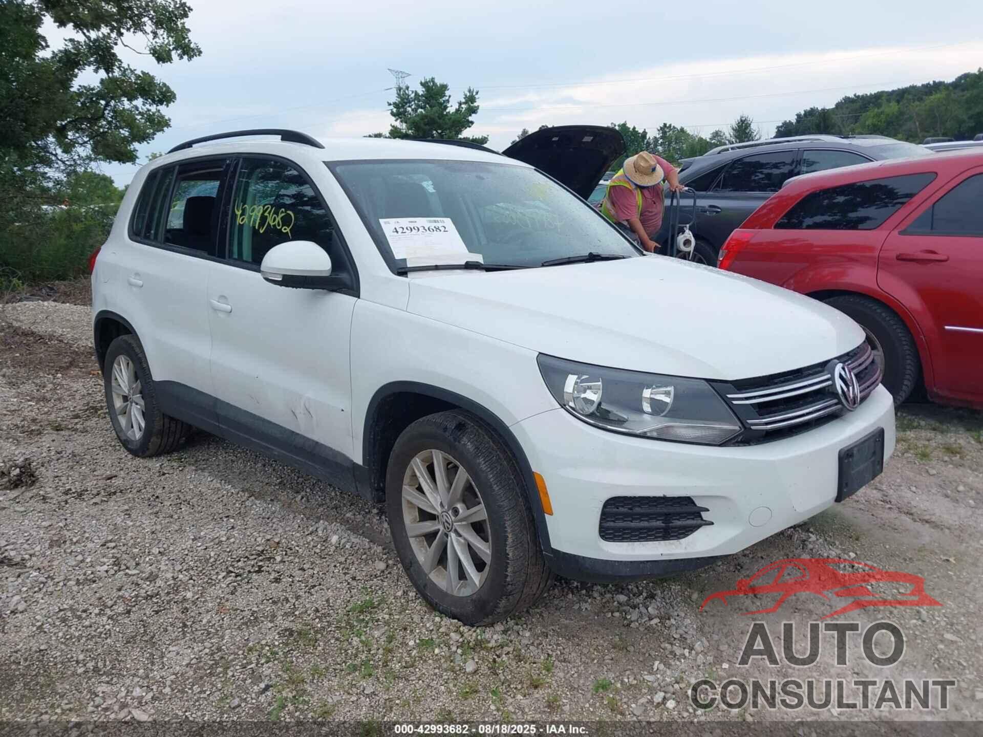 VOLKSWAGEN TIGUAN 2017 - WVGBV7AXXHK052651
