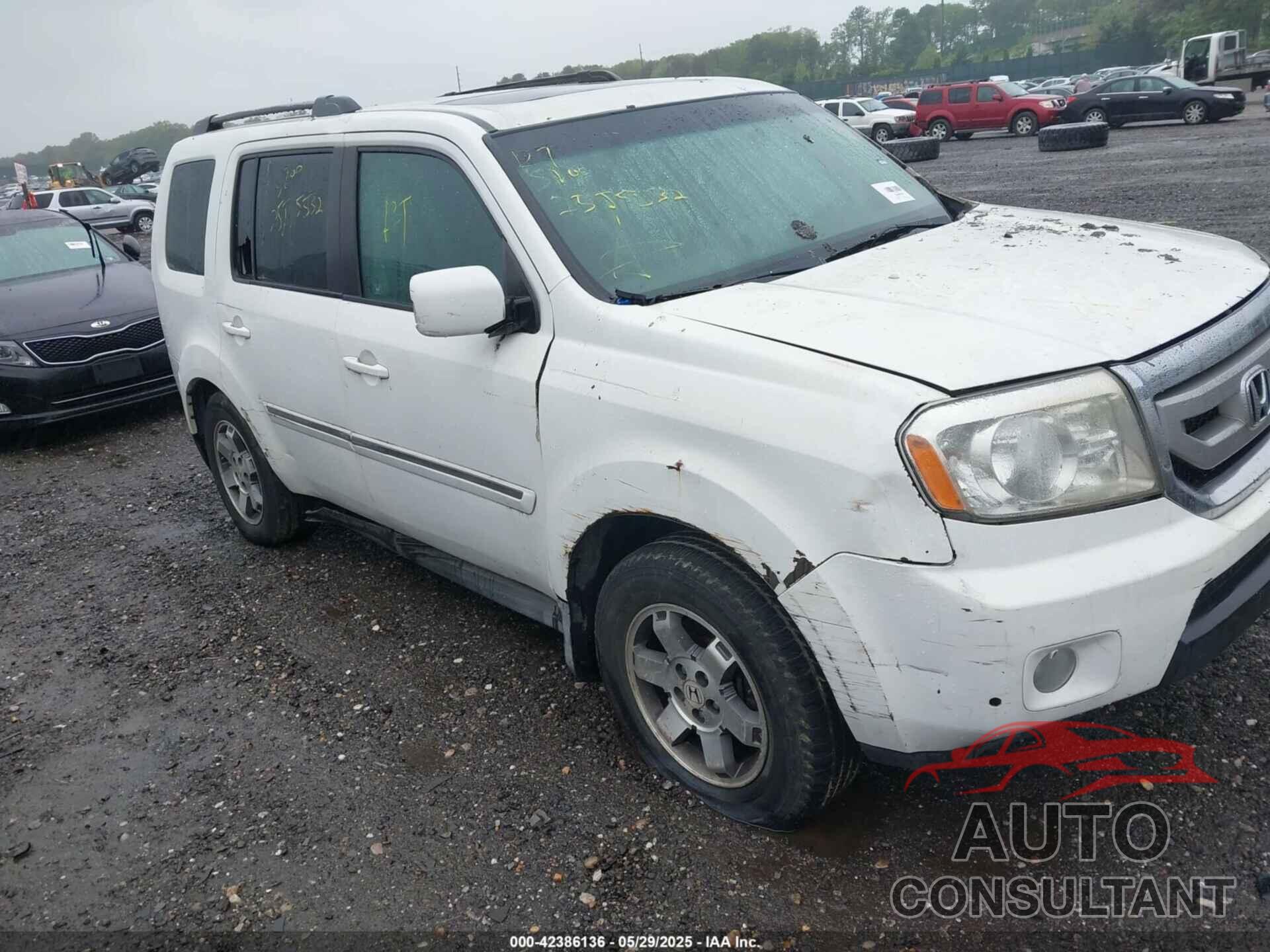 HONDA PILOT 2009 - 5FNYF38819B003632