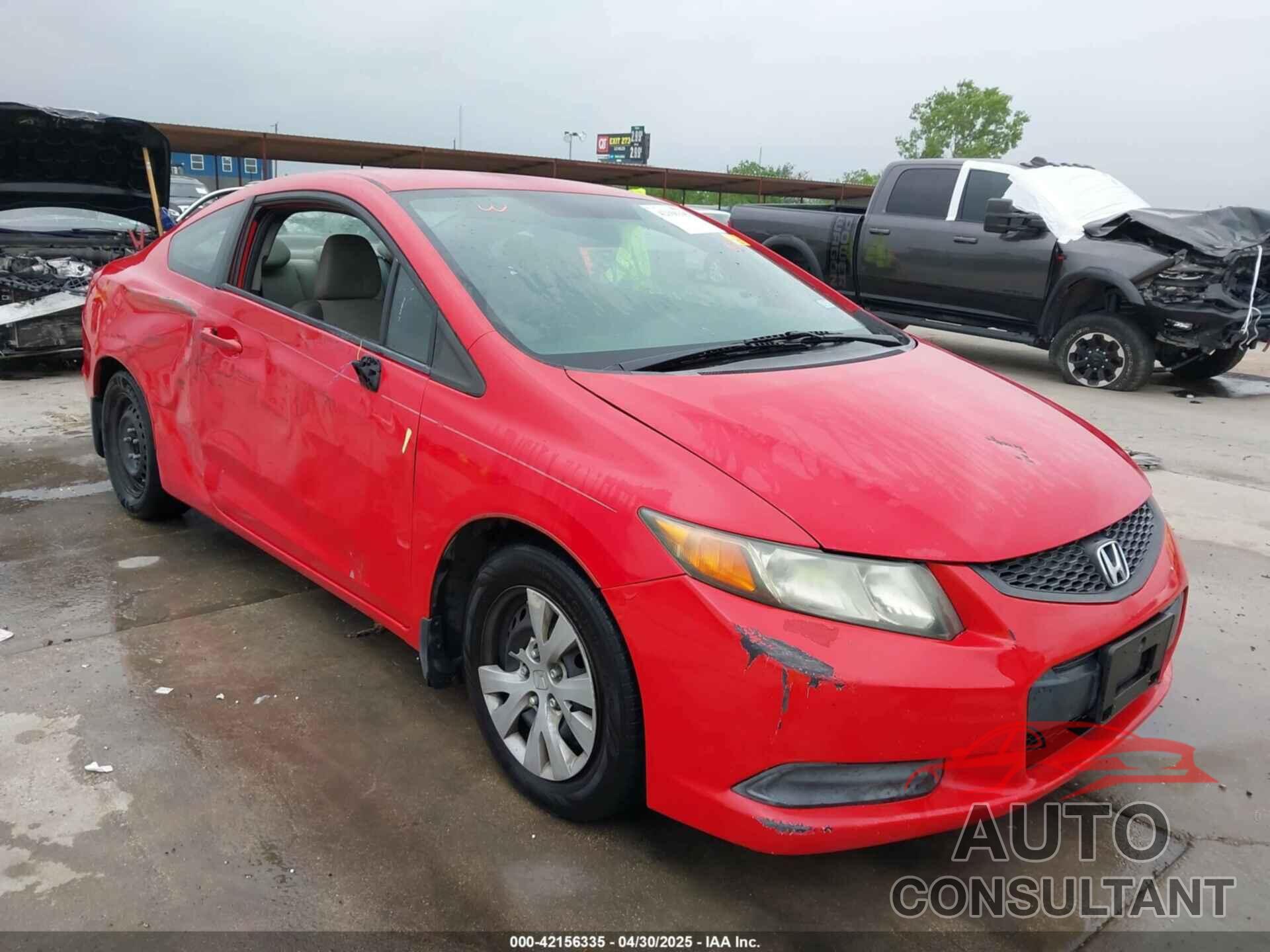 HONDA CIVIC 2012 - 2HGFG3B57CH516065