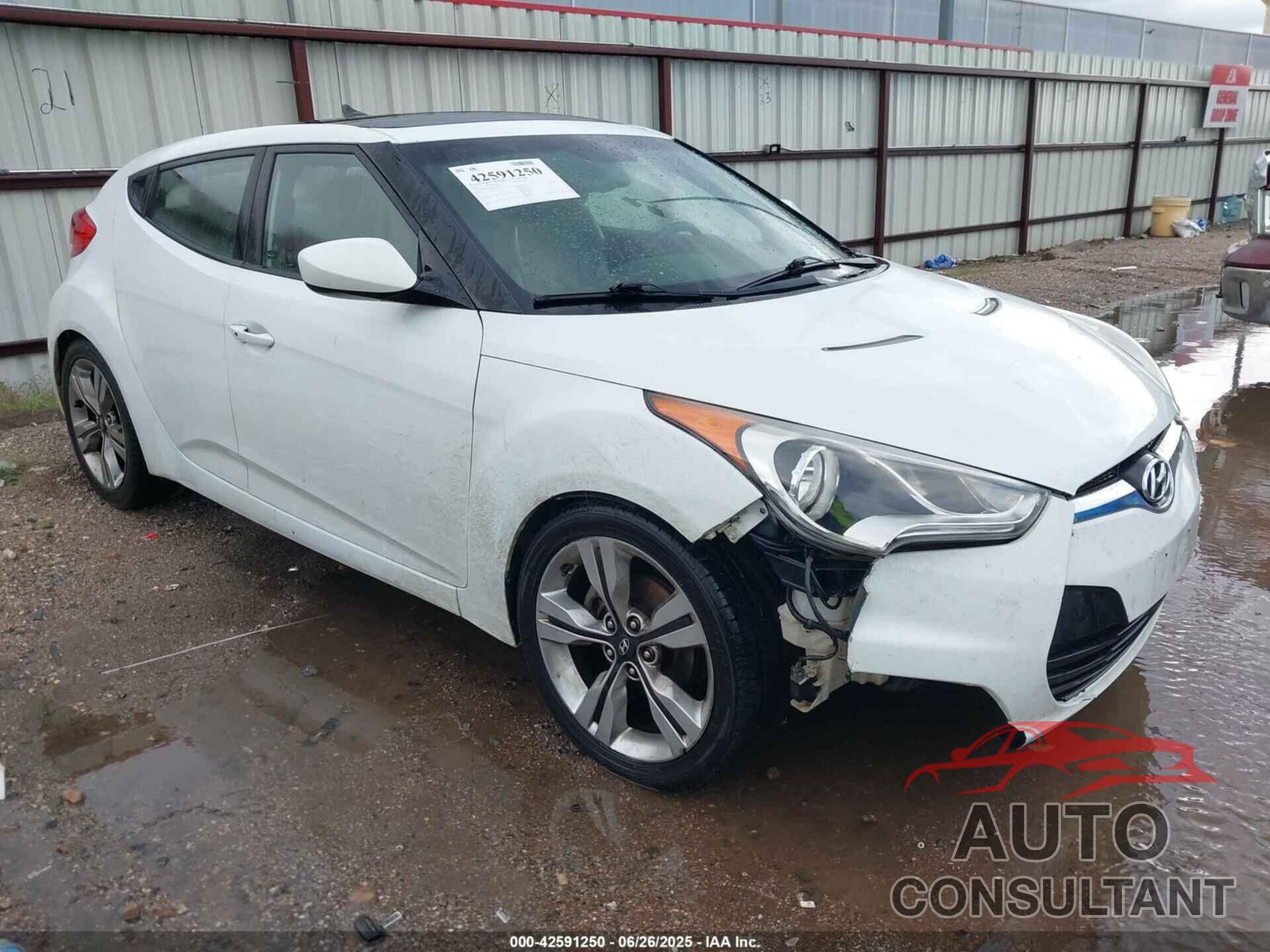 HYUNDAI VELOSTER 2012 - KMHTC6AD2CU030473
