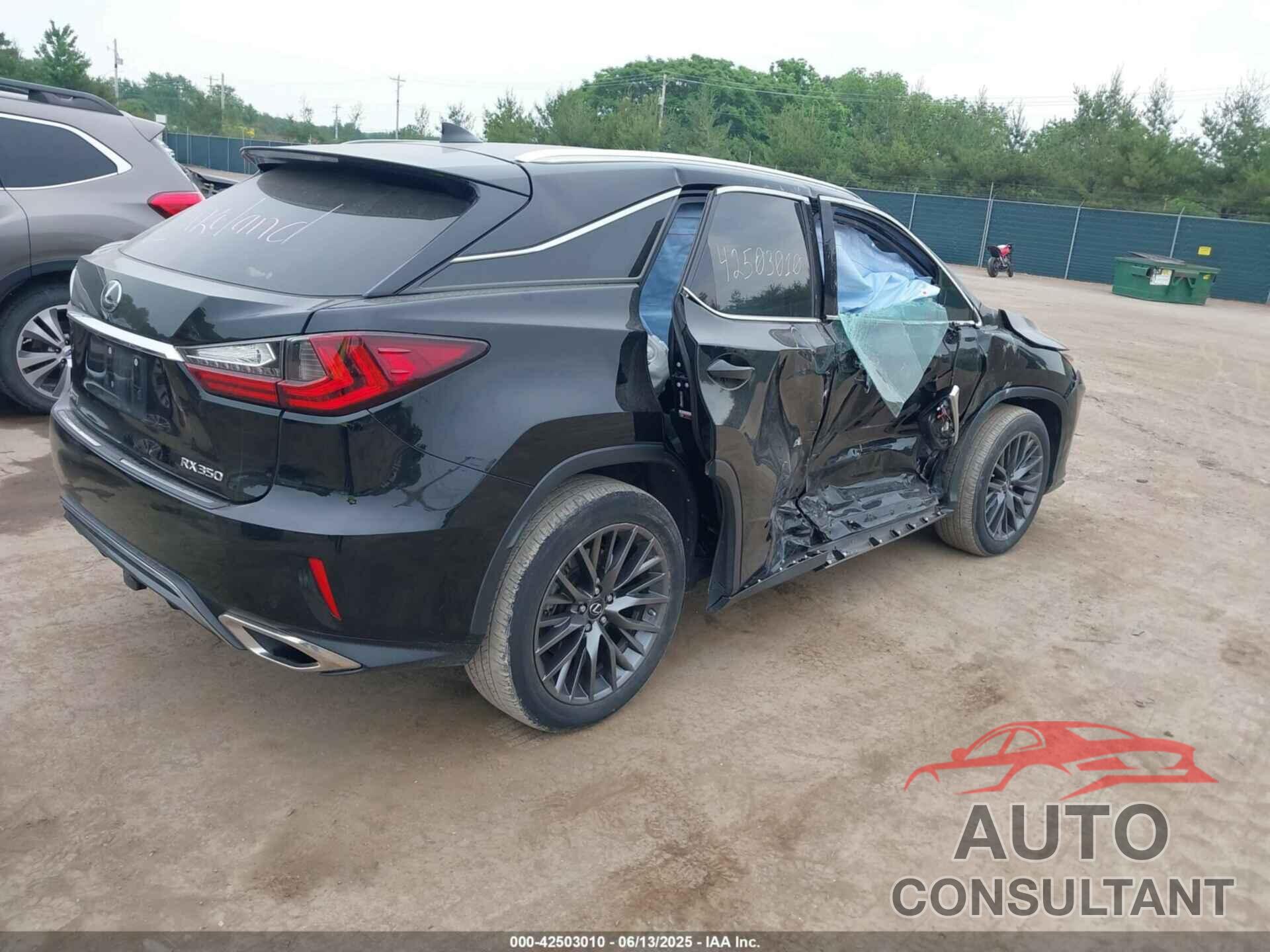 LEXUS RX 350 2016 - 2T2BZMCA5GC048079