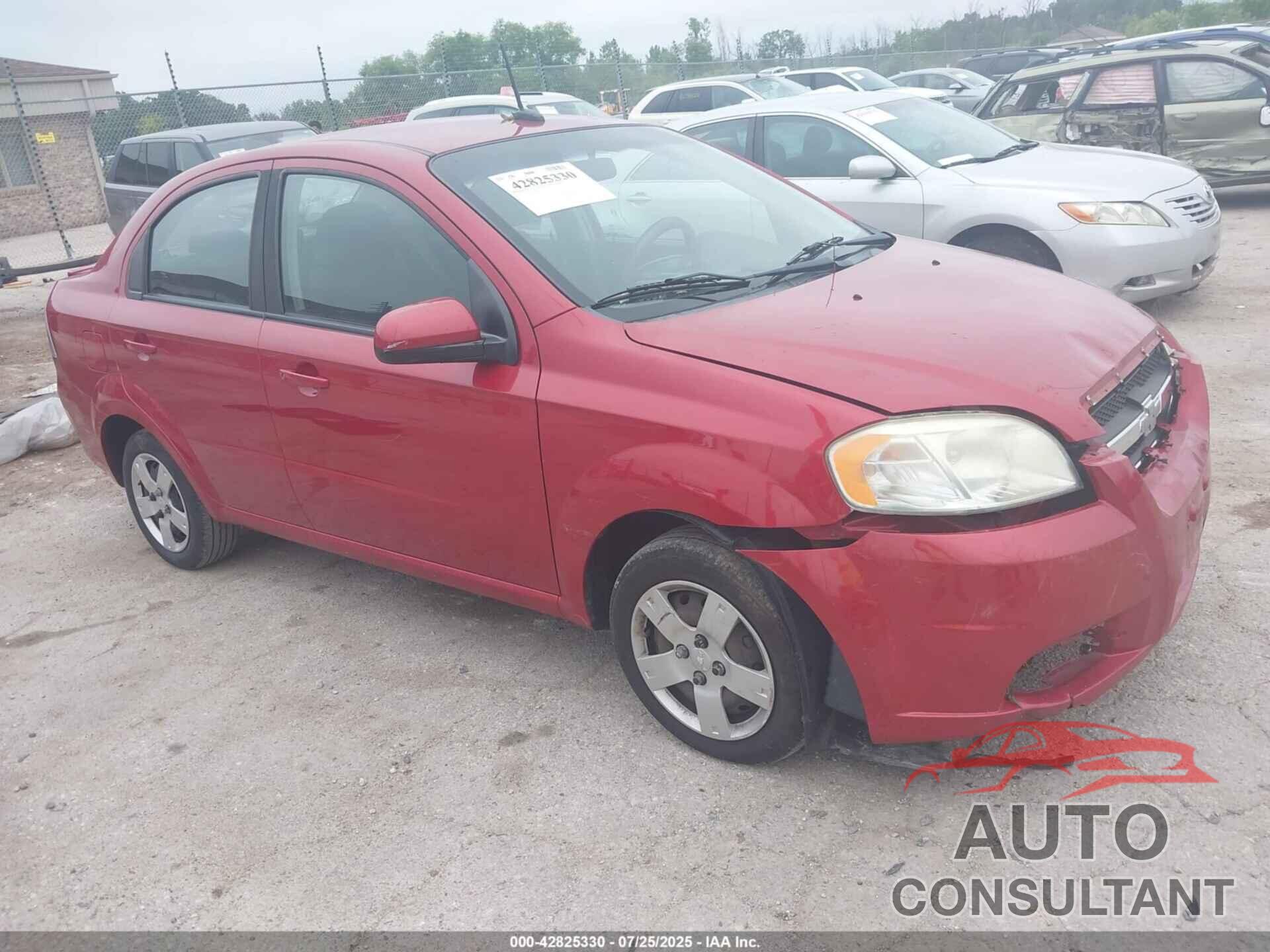 CHEVROLET AVEO 2011 - KL1TD5DEXBB205182