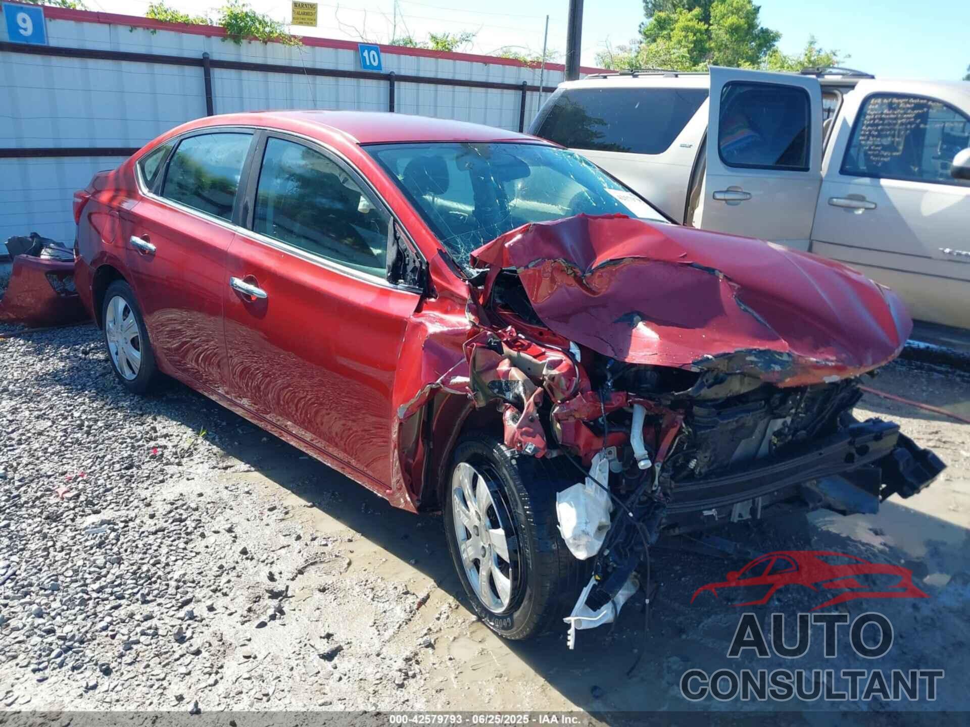 NISSAN SENTRA 2016 - 3N1AB7AP1GL668702